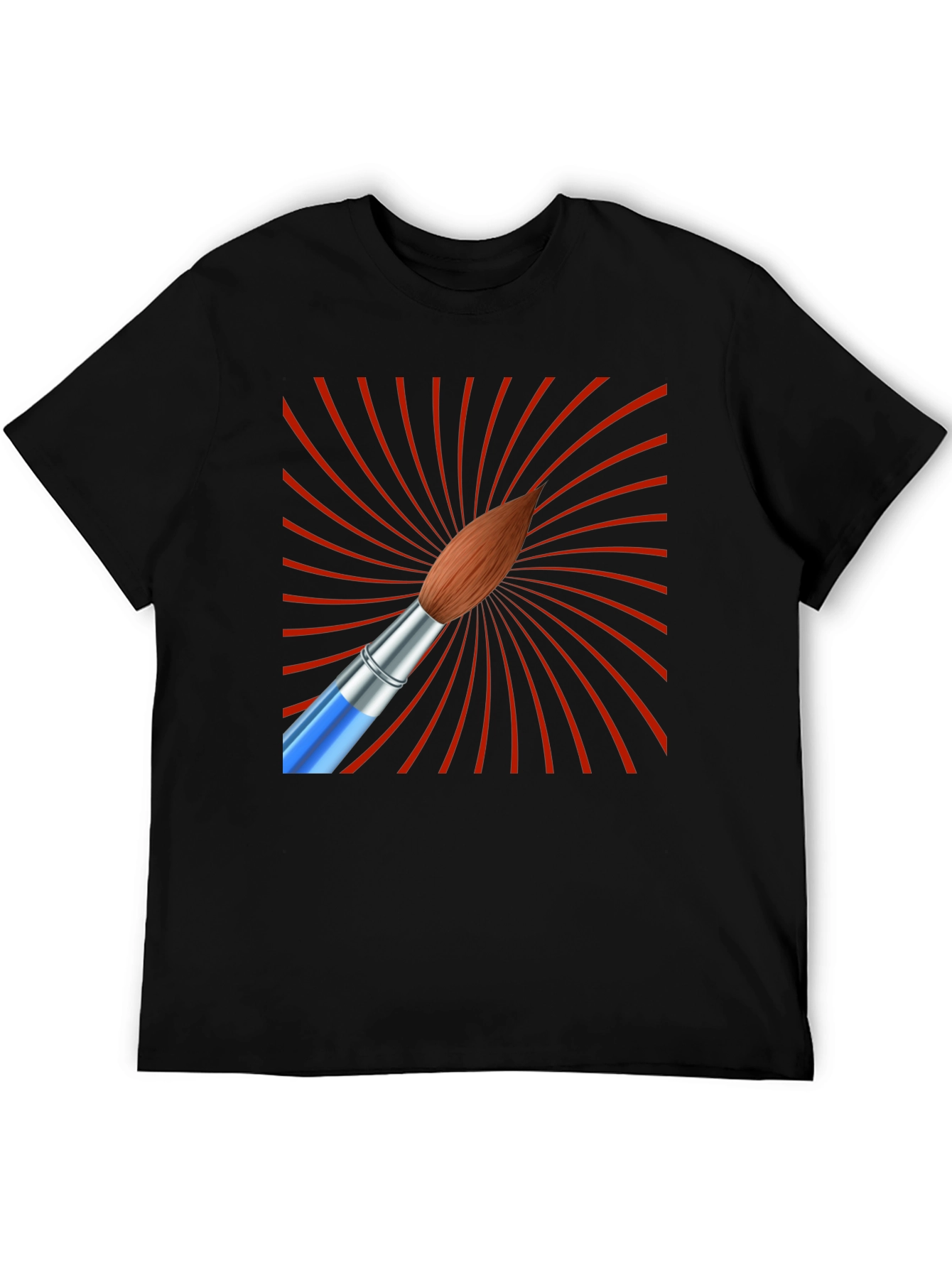 Artistic Brush Stroke Graphic Tee