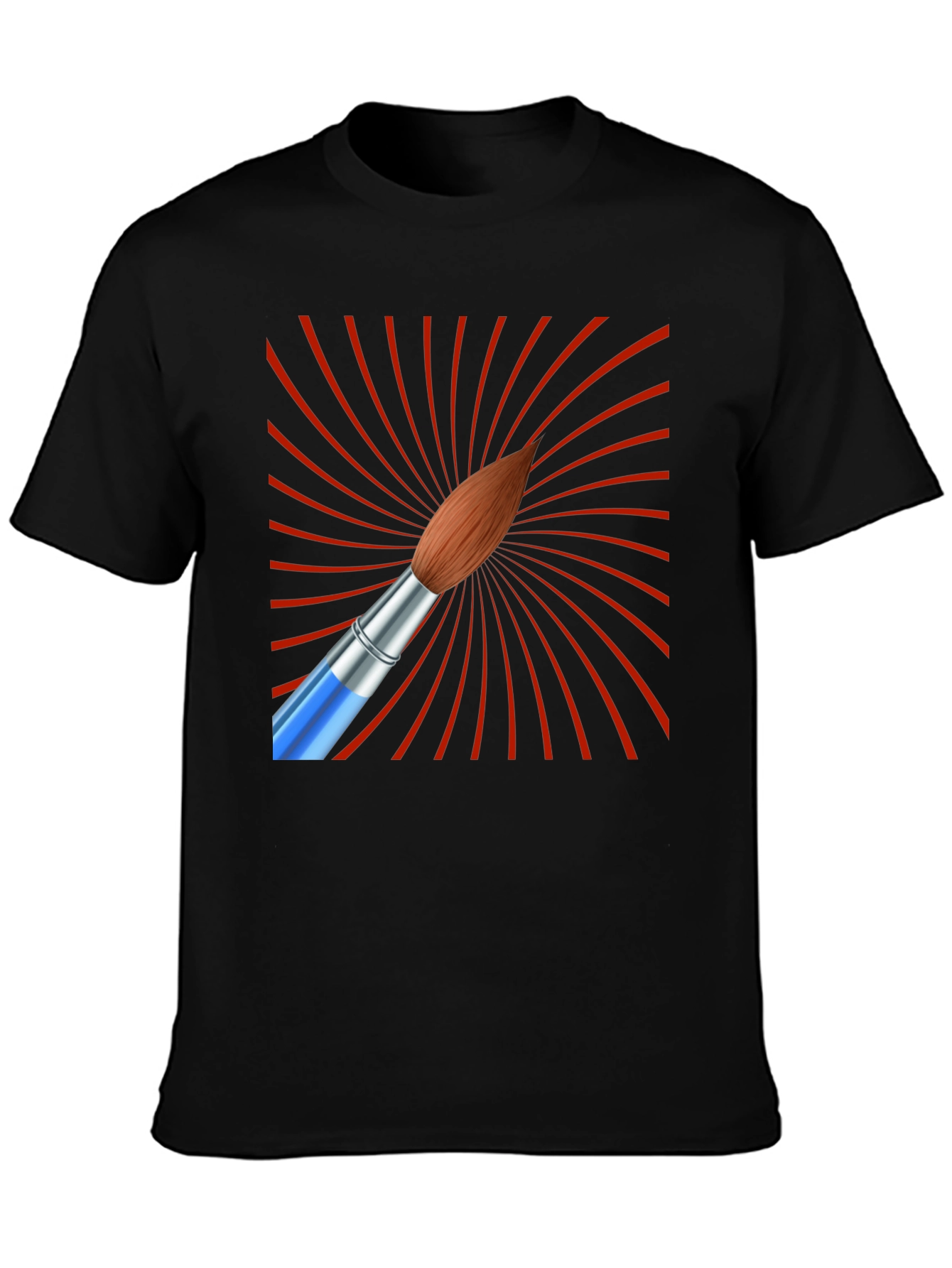 Artistic Brush Stroke Graphic Tee