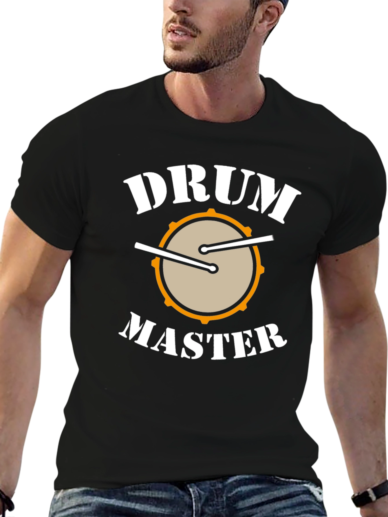 Drum Master Graphic T-Shirt - Musician Apparel