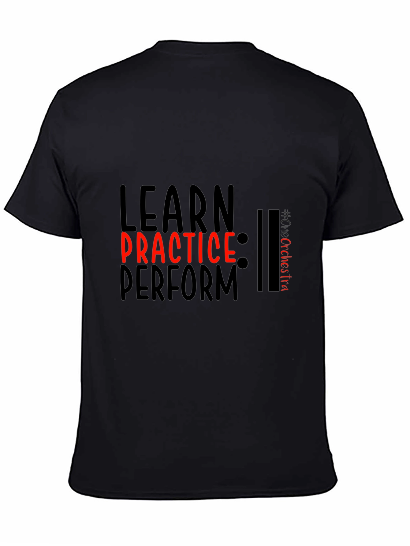 Learn Practice Perform Black Tee