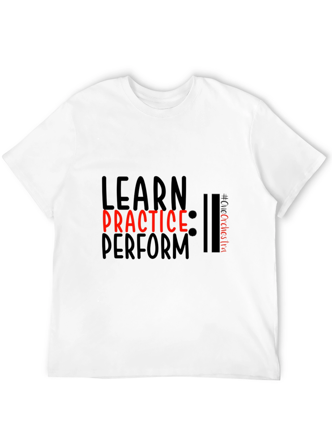 Learn Practice Perform Black Tee