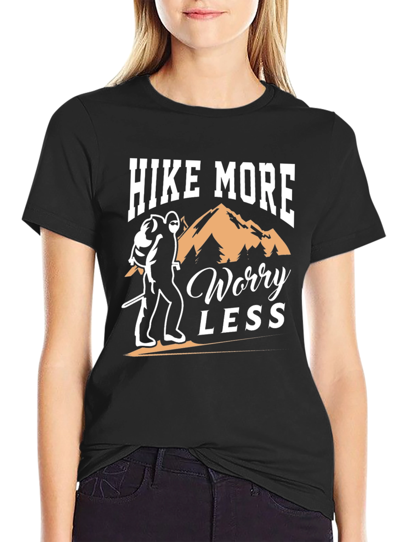 Hike More Worry Less Graphic Tee