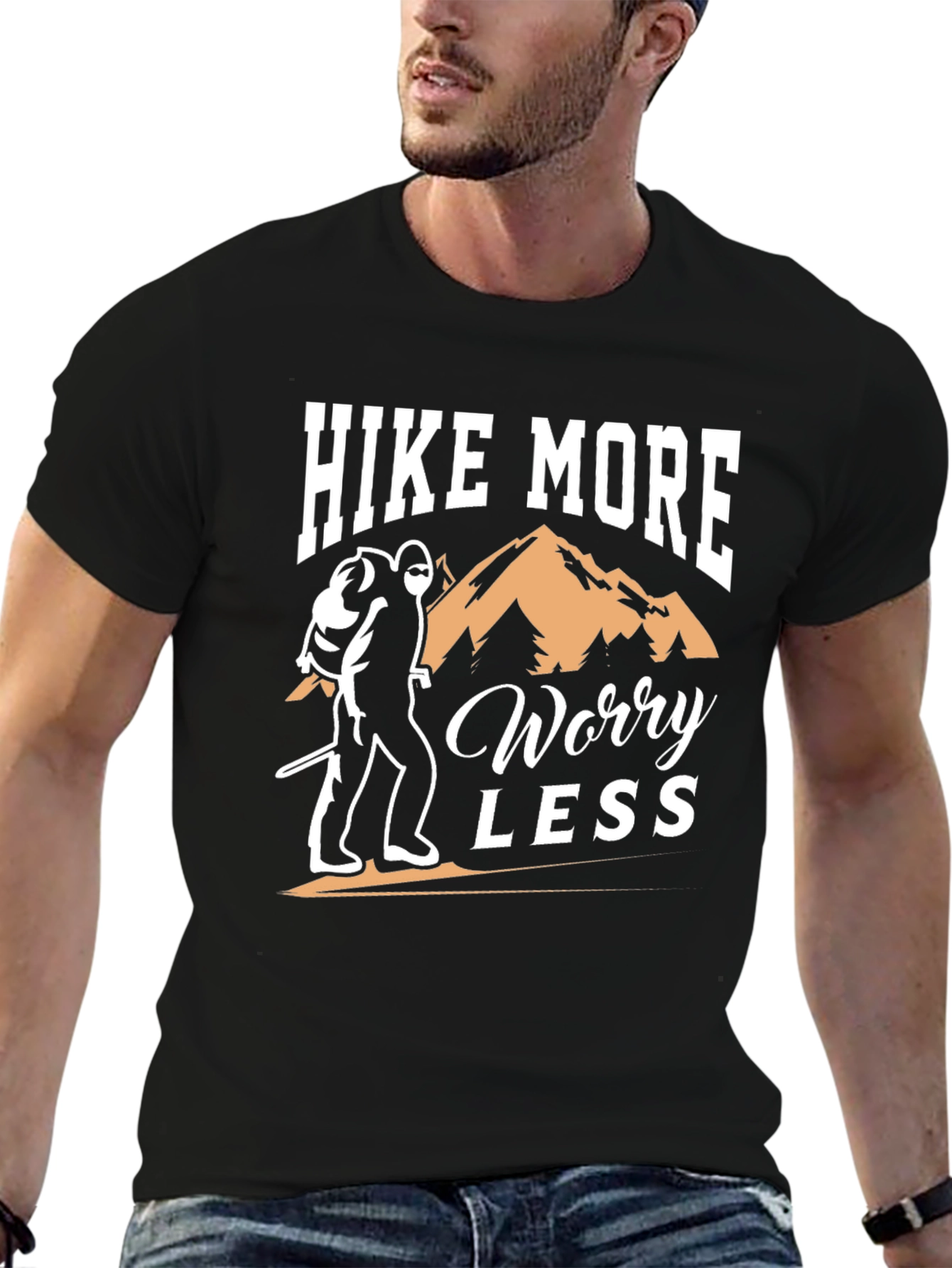 Hike More Worry Less Graphic Tee