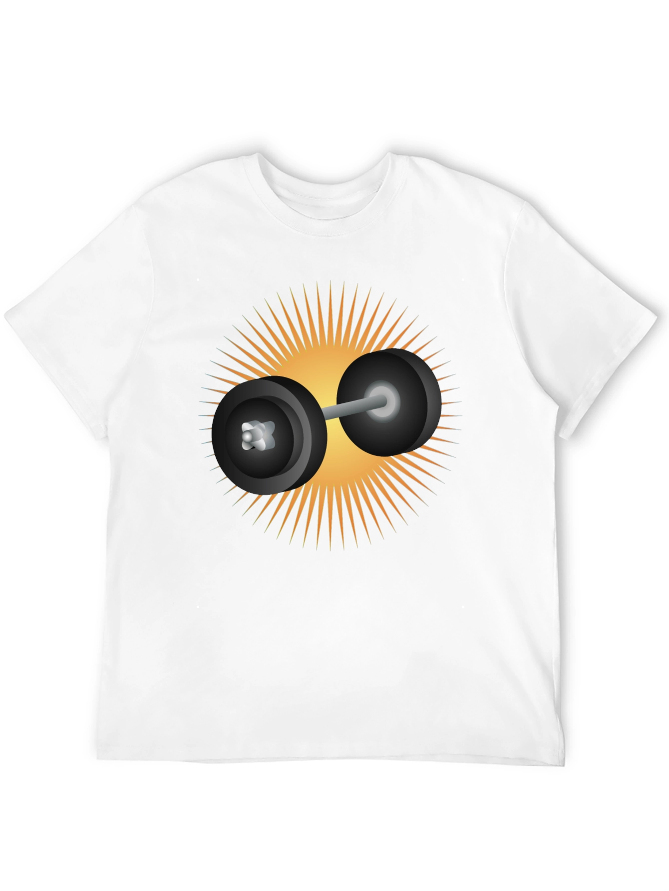 Weightlifting Sunburst T-Shirt - Black