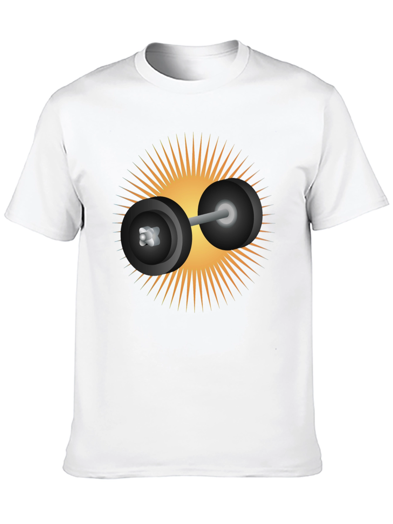 Weightlifting Sunburst T-Shirt - Black
