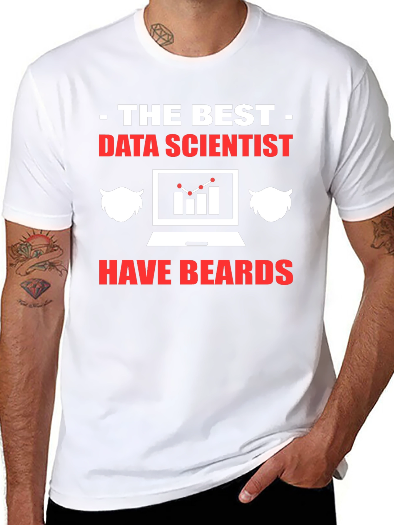 Data Scientist Beard T-Shirt