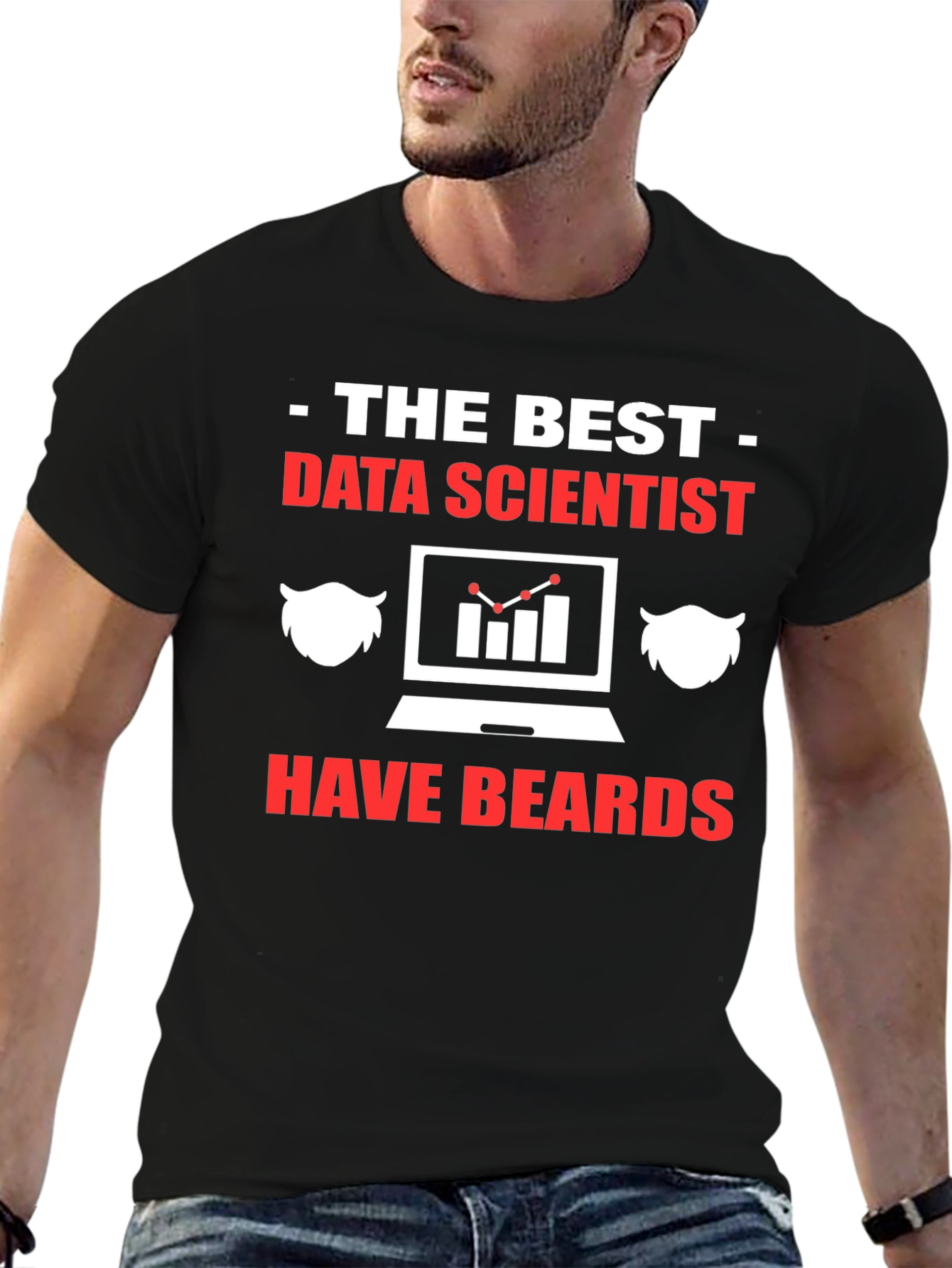 Data Scientist Beard T-Shirt