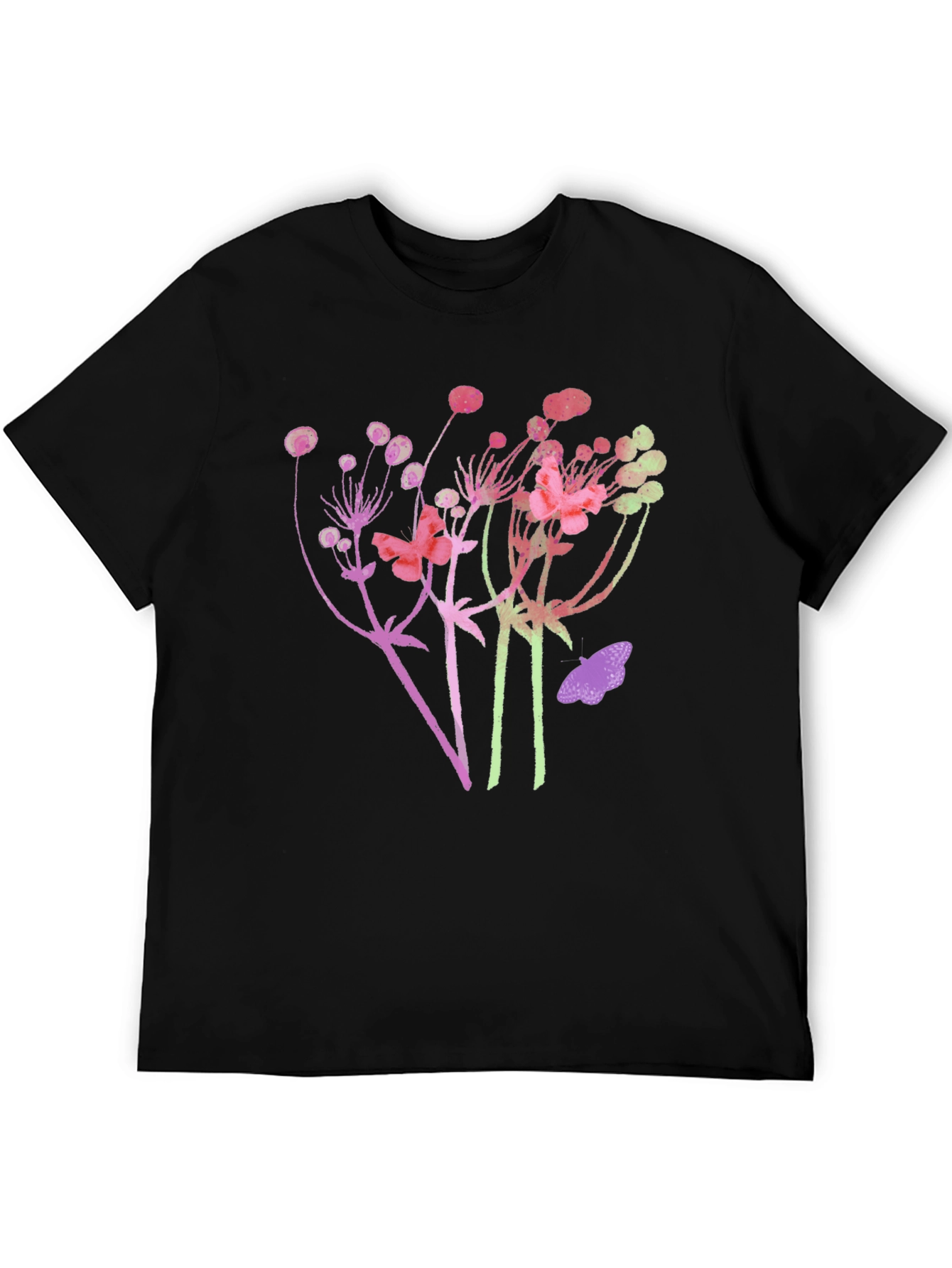 Floral Butterfly Graphic Tee