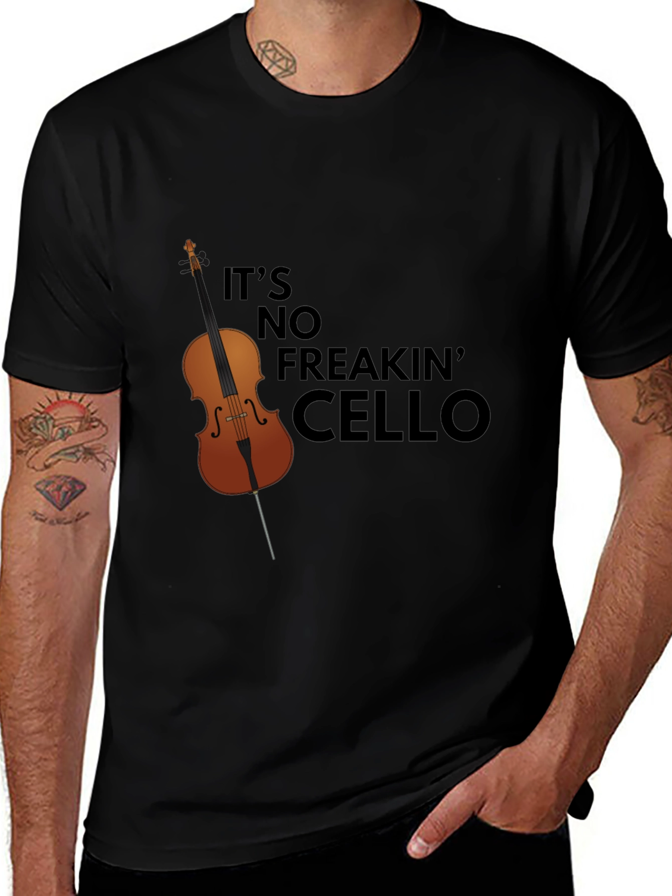 Its No Freakin Cello Graphic T-Shirt