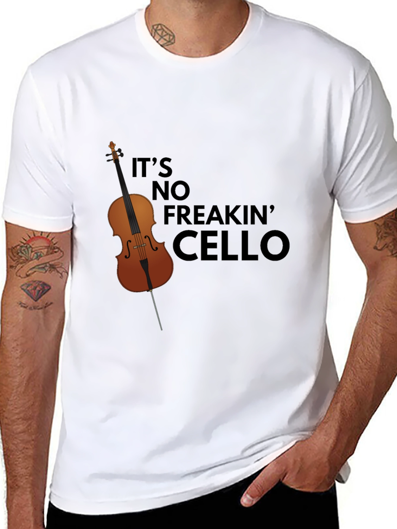 Its No Freakin Cello Graphic T-Shirt