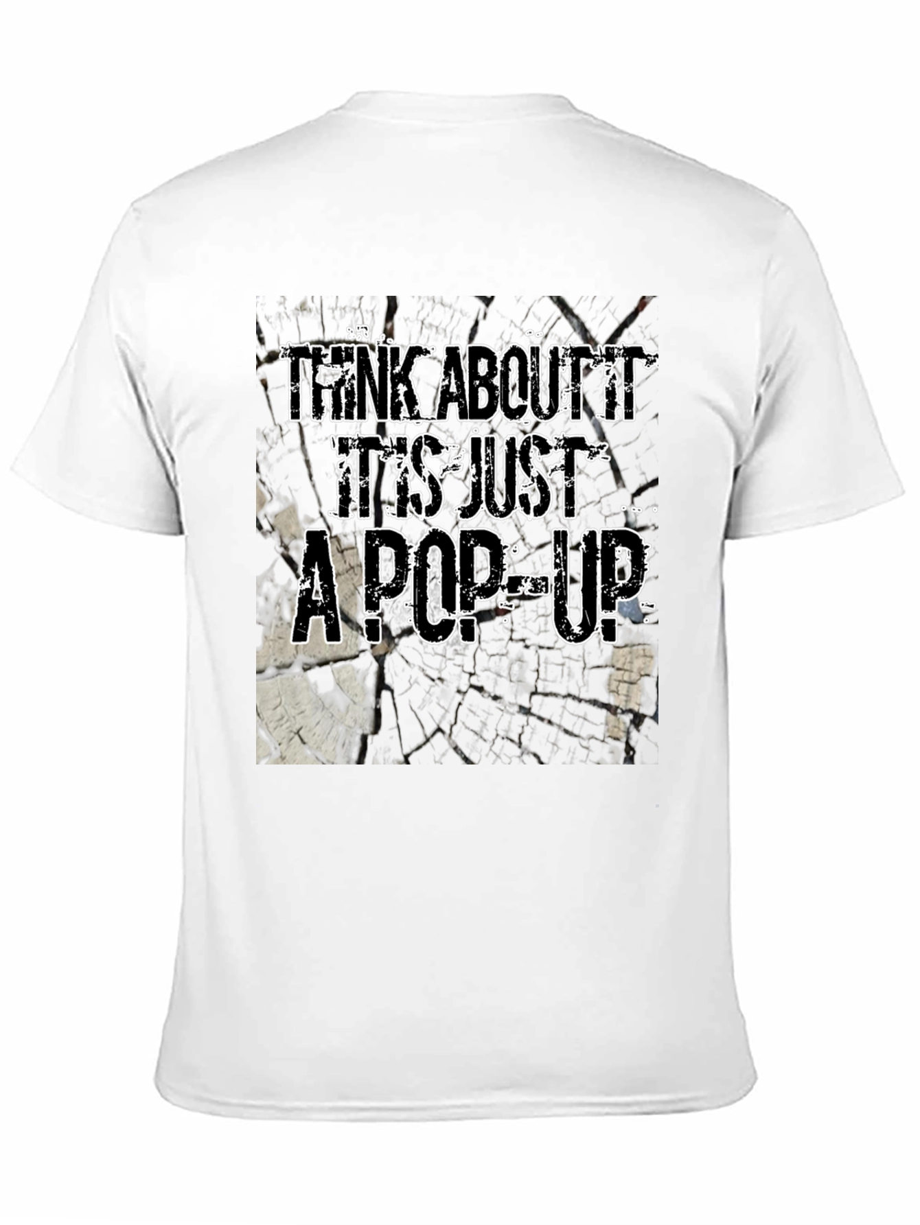 Think About It Pop-Up Graphic Tee