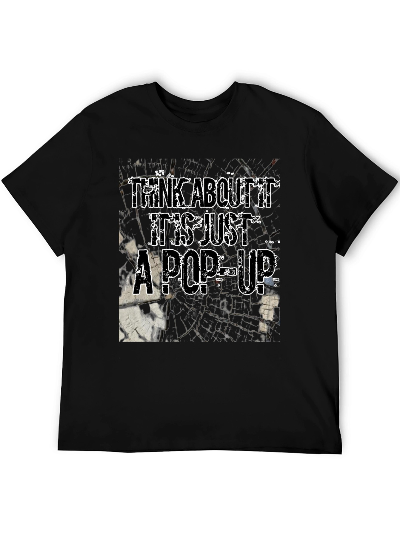 Think About It Pop-Up Graphic Tee