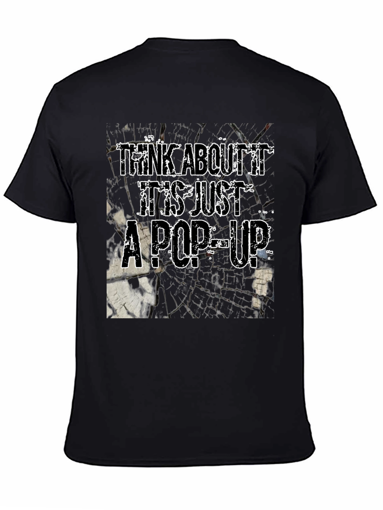 Think About It Pop-Up Graphic Tee