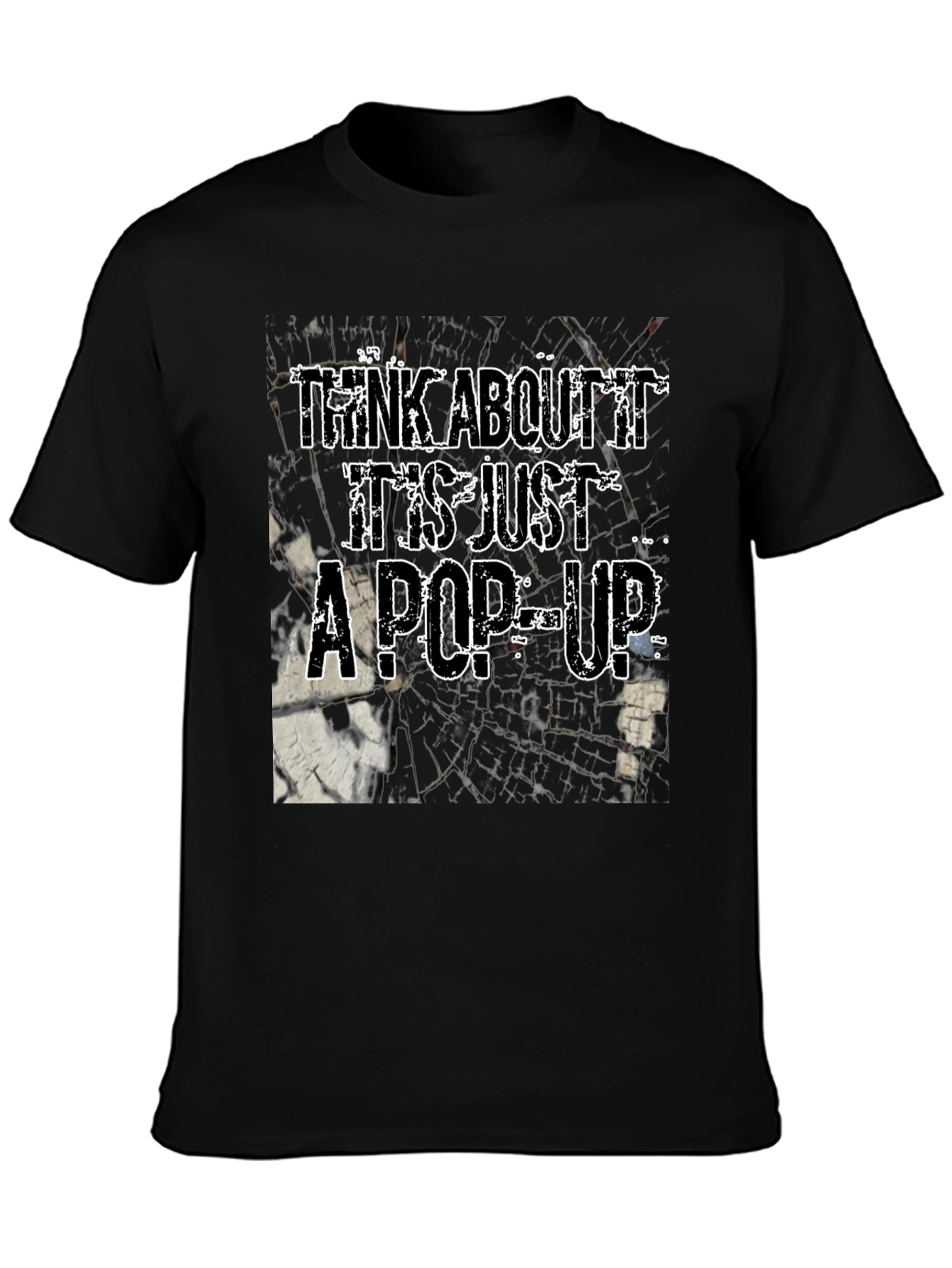 Think About It Pop-Up Graphic Tee