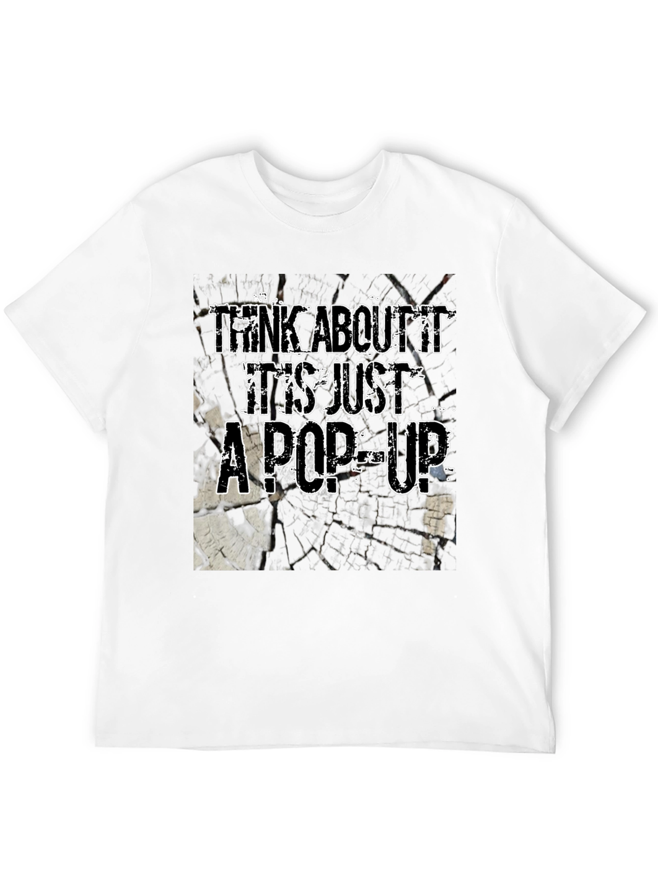 Think About It Pop-Up Graphic Tee