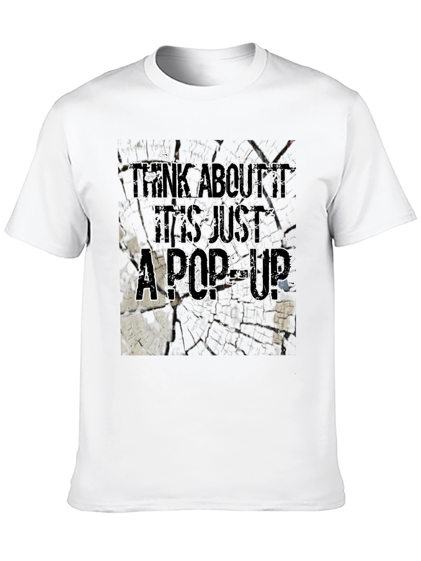 Think About It Pop-Up Graphic Tee