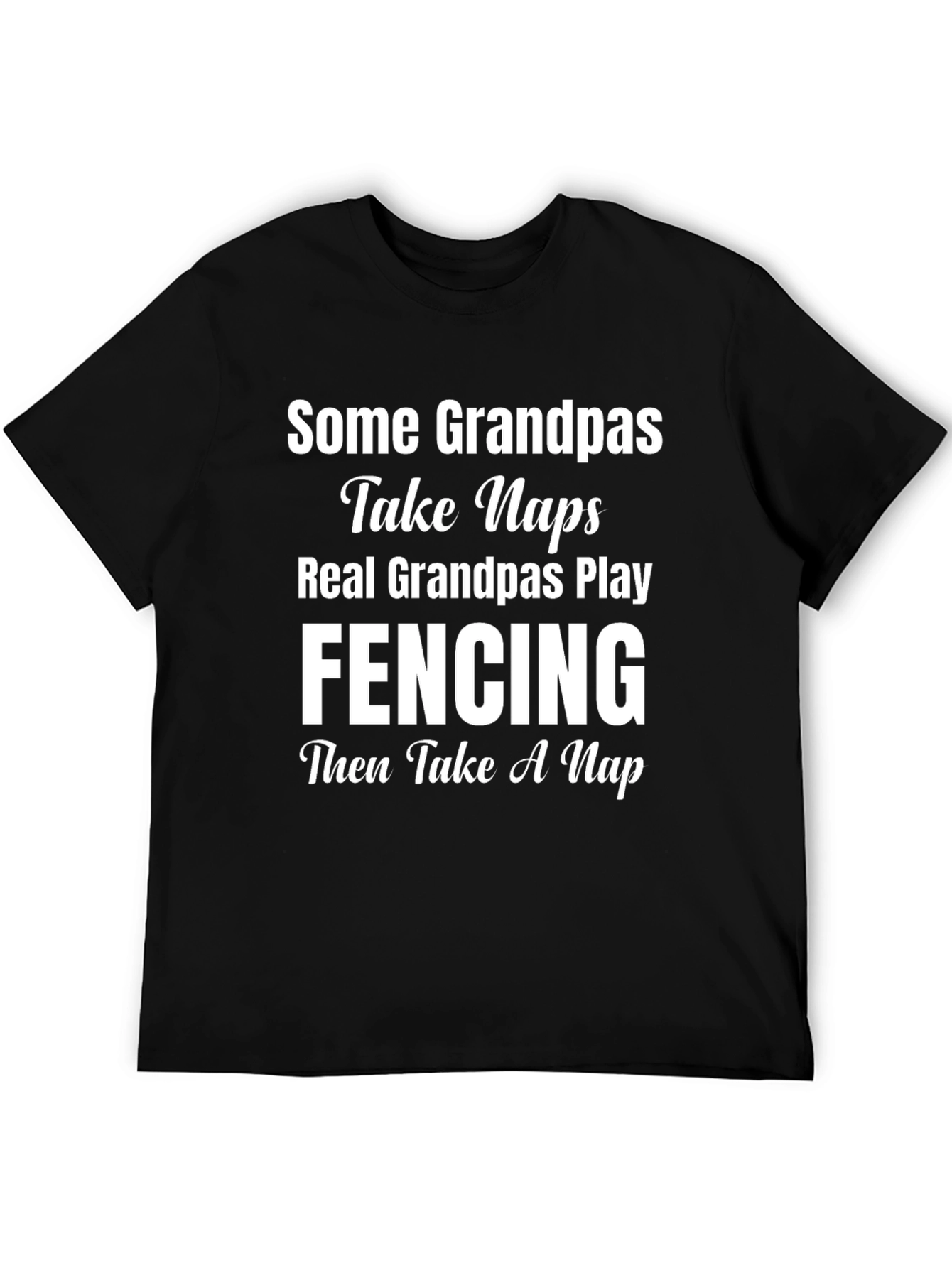 Funny Fencing Grandpa T-Shirt