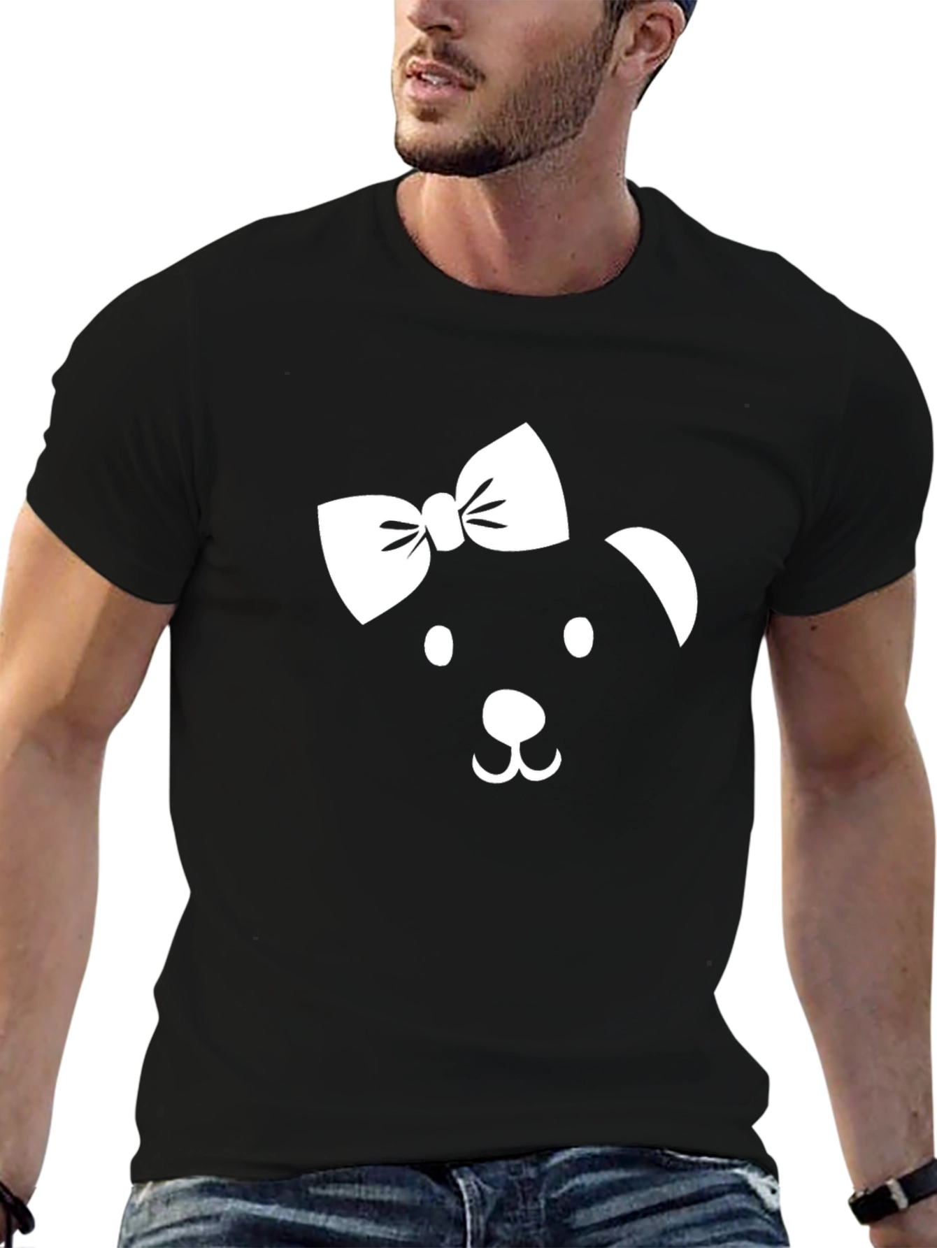 Cute Bear Bow T-Shirt