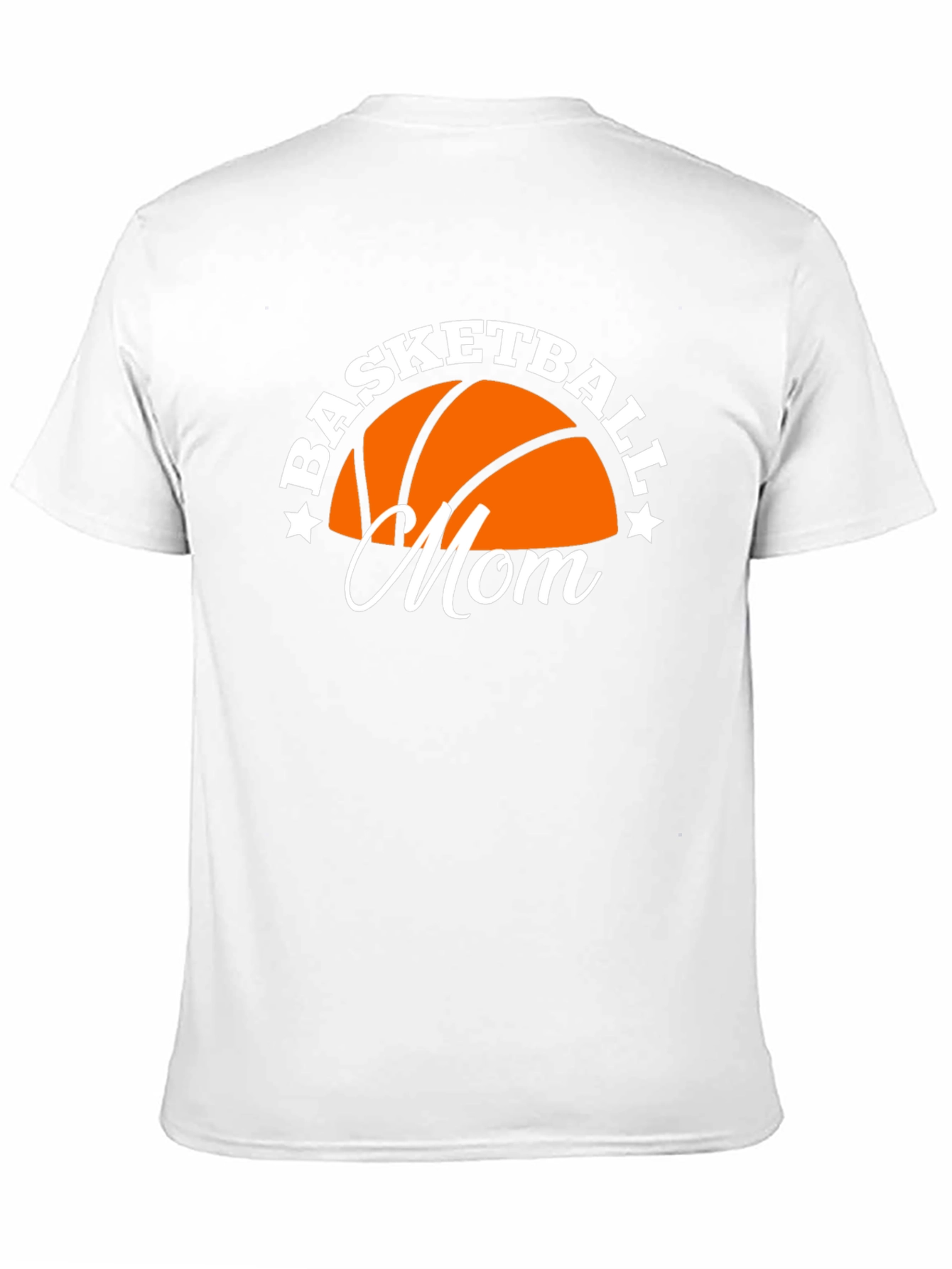 Basketball Mom Graphic Tee - Black Cotton Blend Shirt