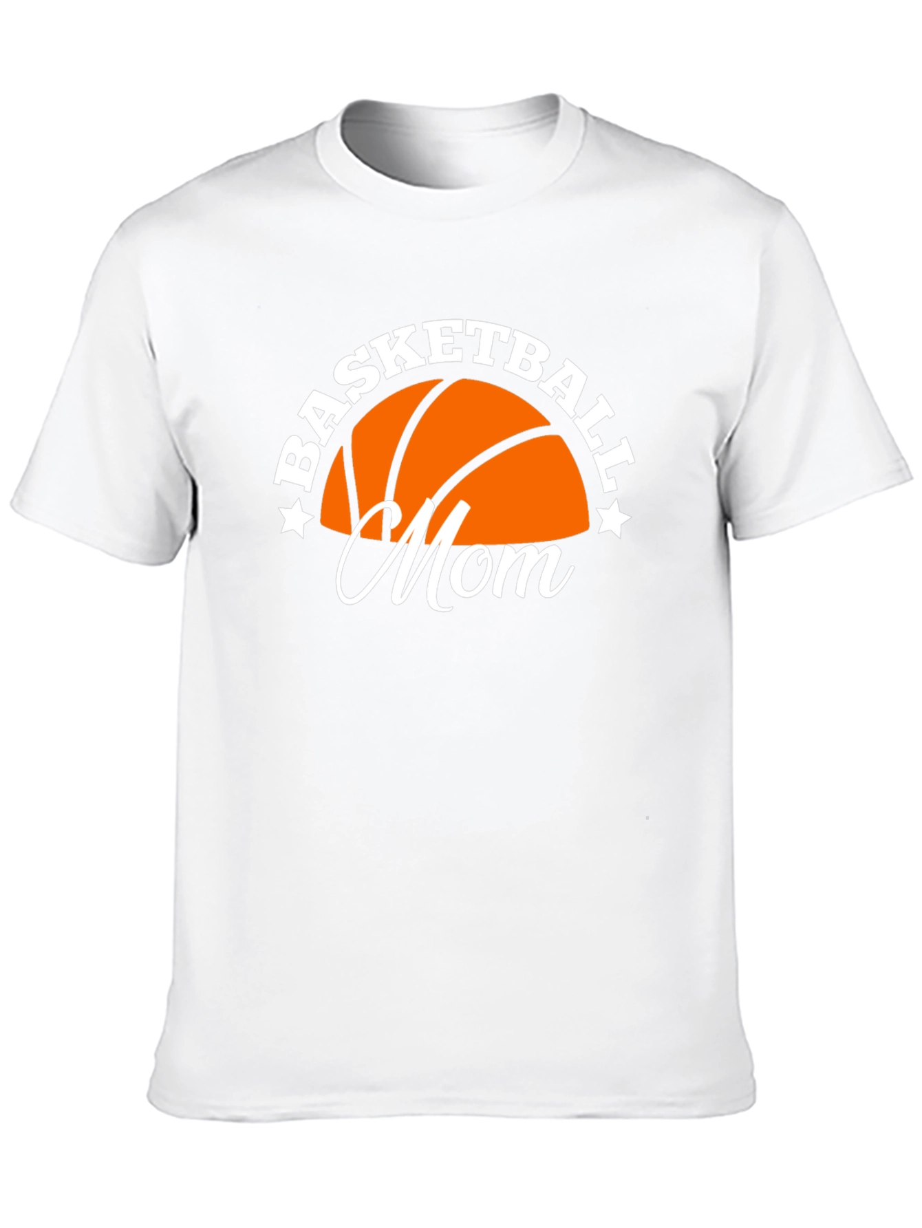 Basketball Mom Graphic Tee - Black Cotton Blend Shirt