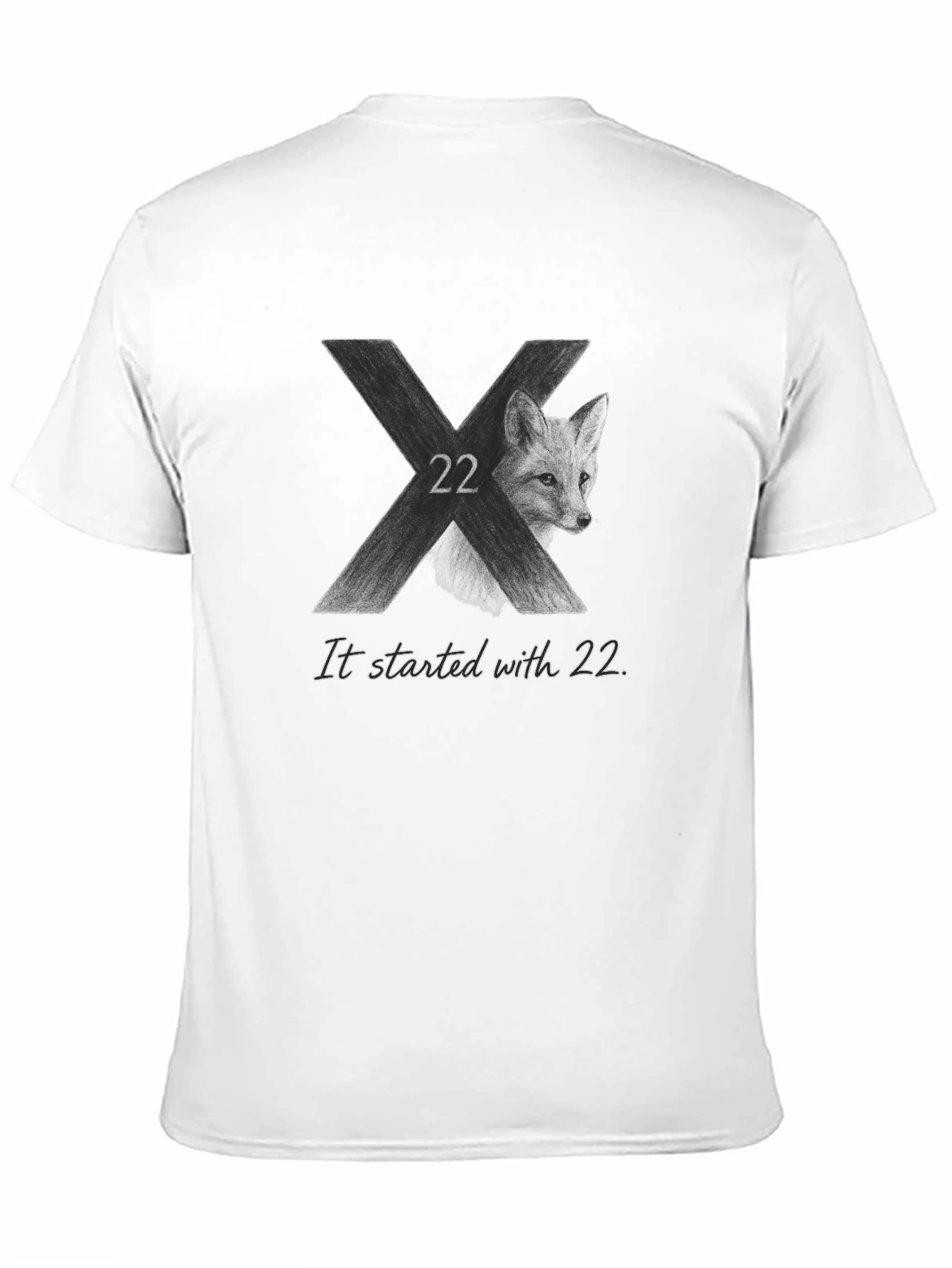 Fox 22 Black Graphic Tee