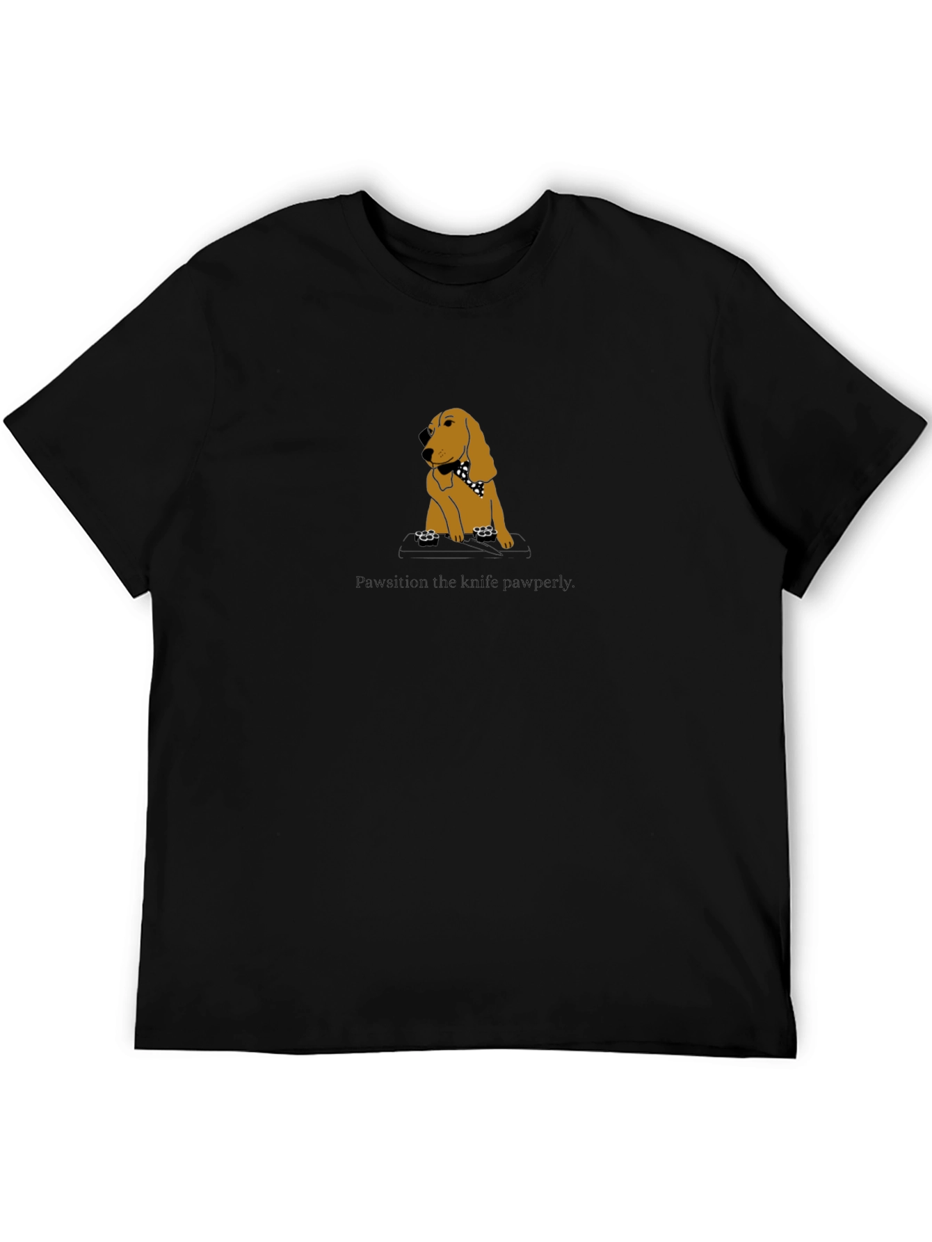 Paw-sition the Knife Paw-perly T-Shirt