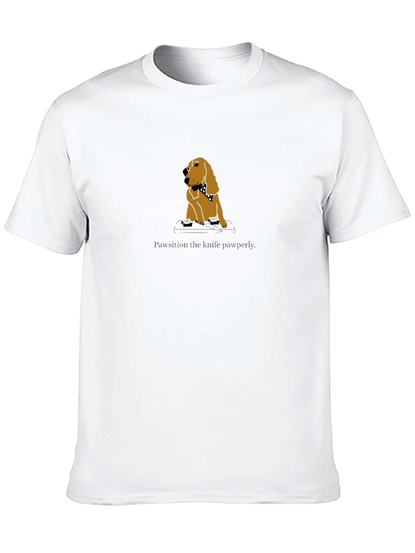 Paw-sition the Knife Paw-perly T-Shirt