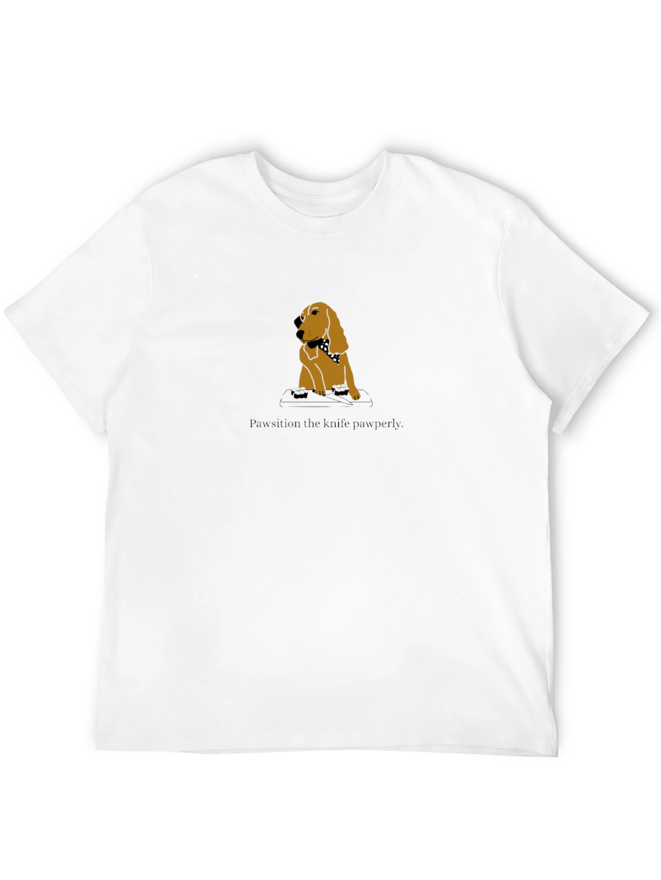 Paw-sition the Knife Paw-perly T-Shirt