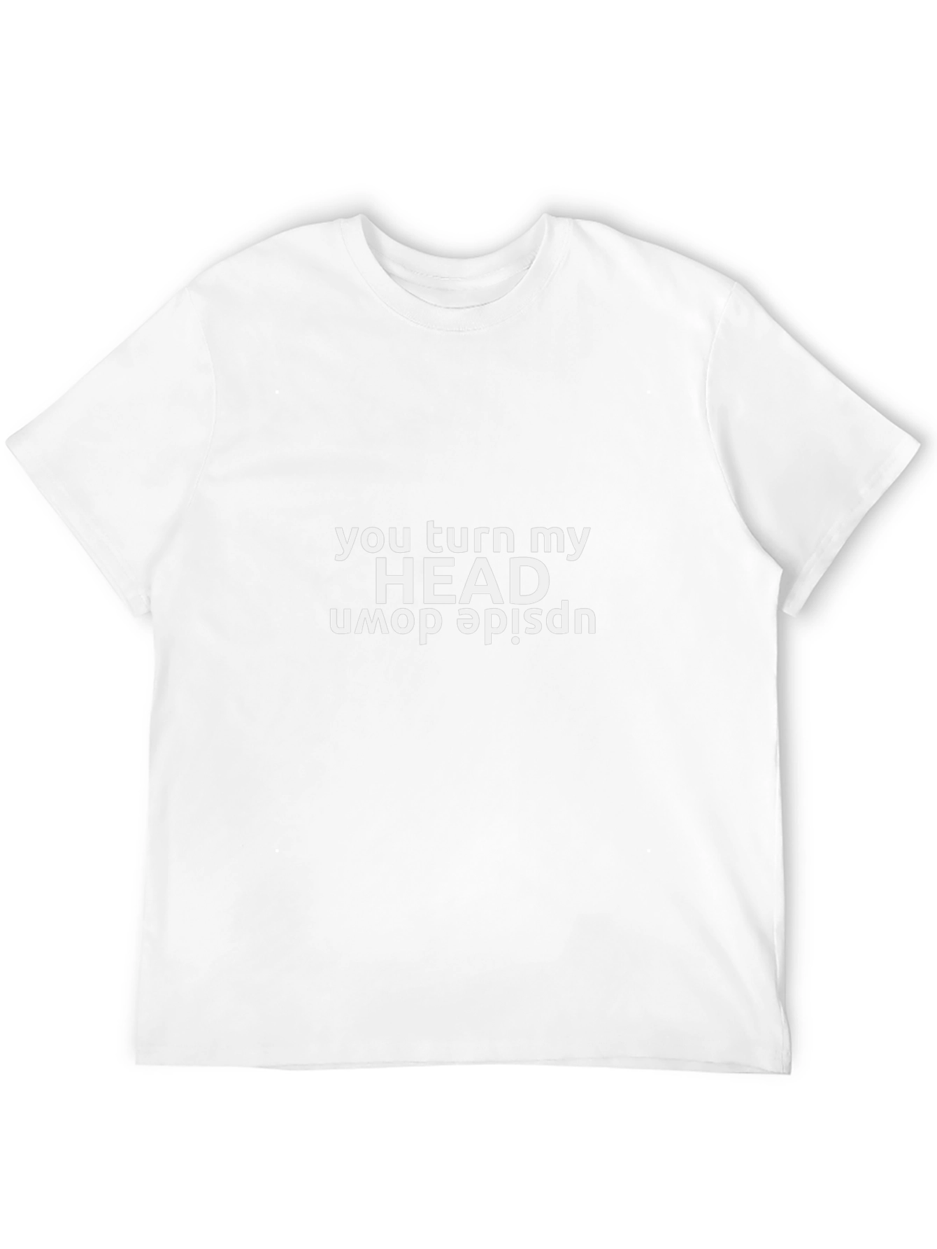Upside Down Head Graphic T-Shirt