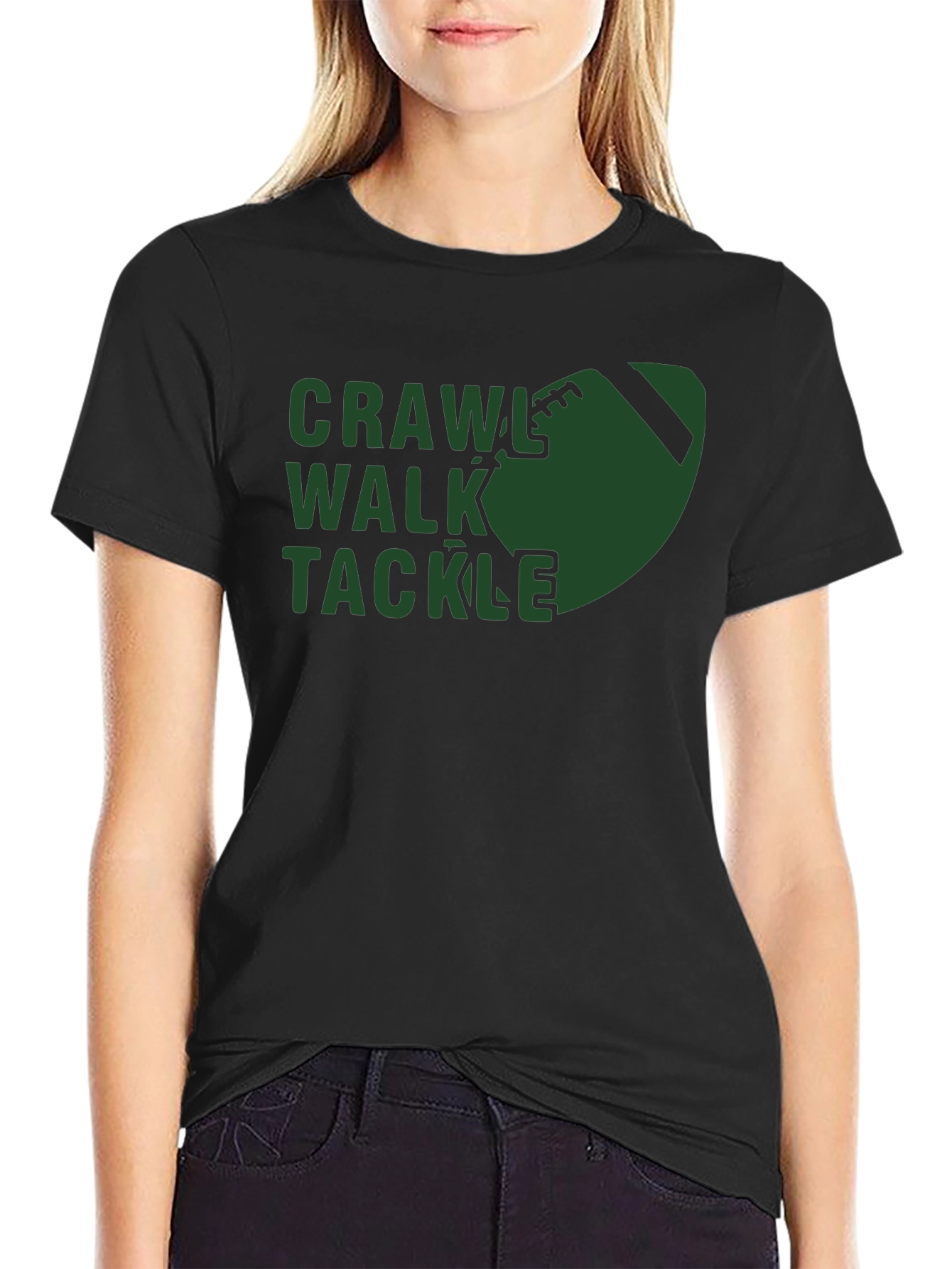 Crawl Walk Tackle Football T-Shirt