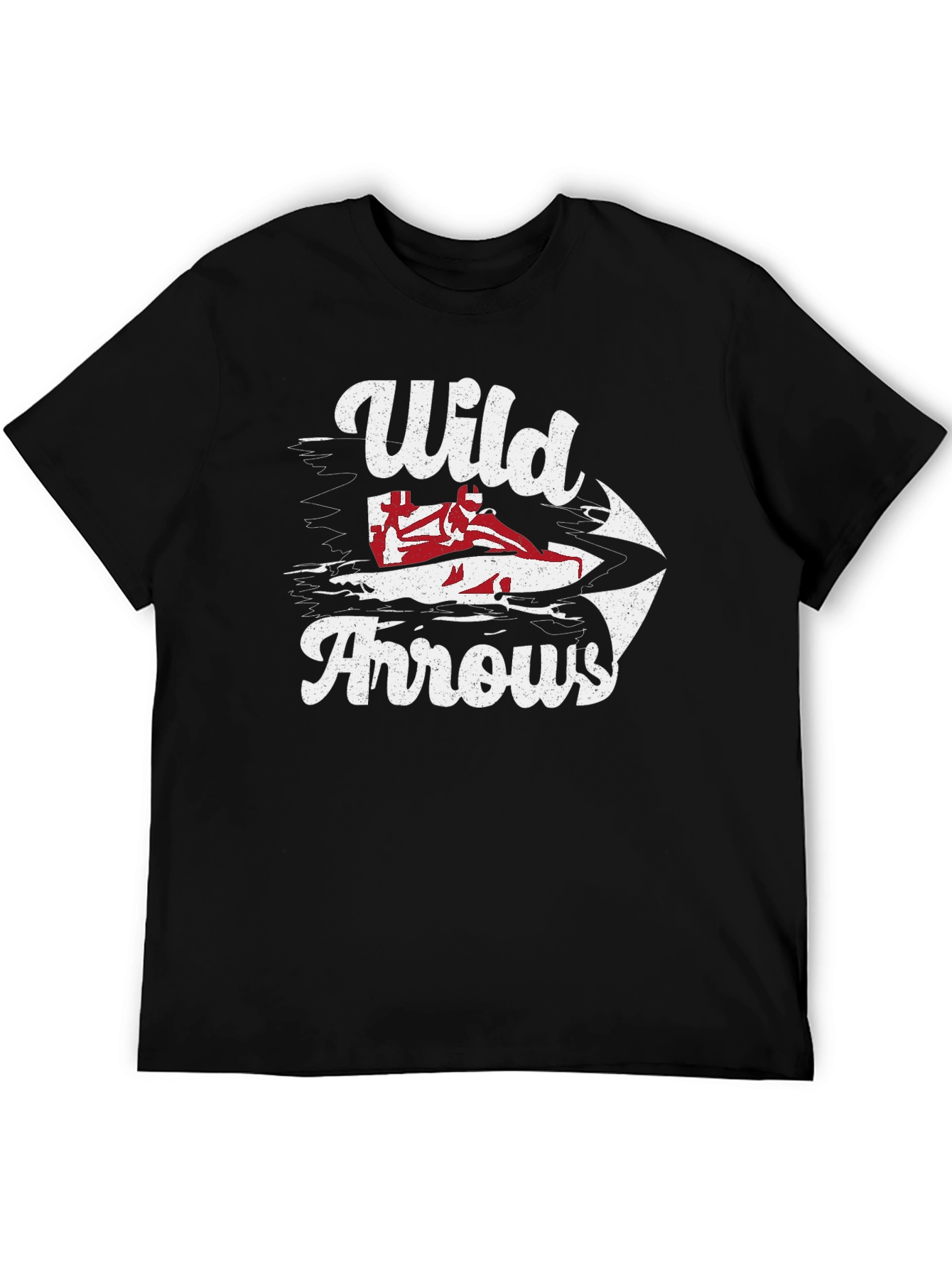 Wild Arrows Graphic Tee - Black Casual T-Shirt