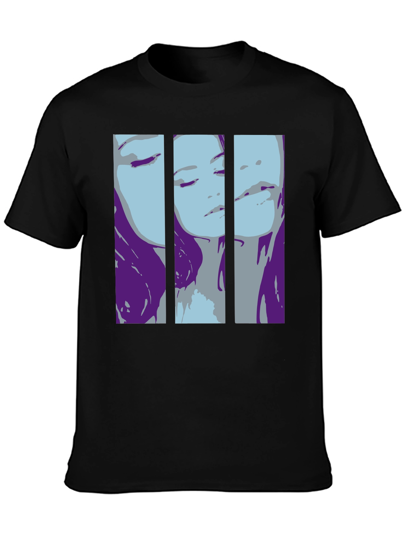 Abstract Woman Portrait Graphic Tee
