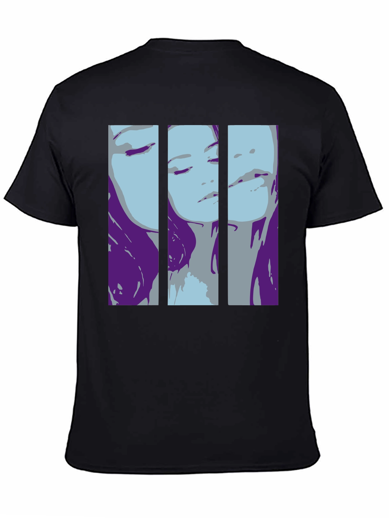 Abstract Woman Portrait Graphic Tee