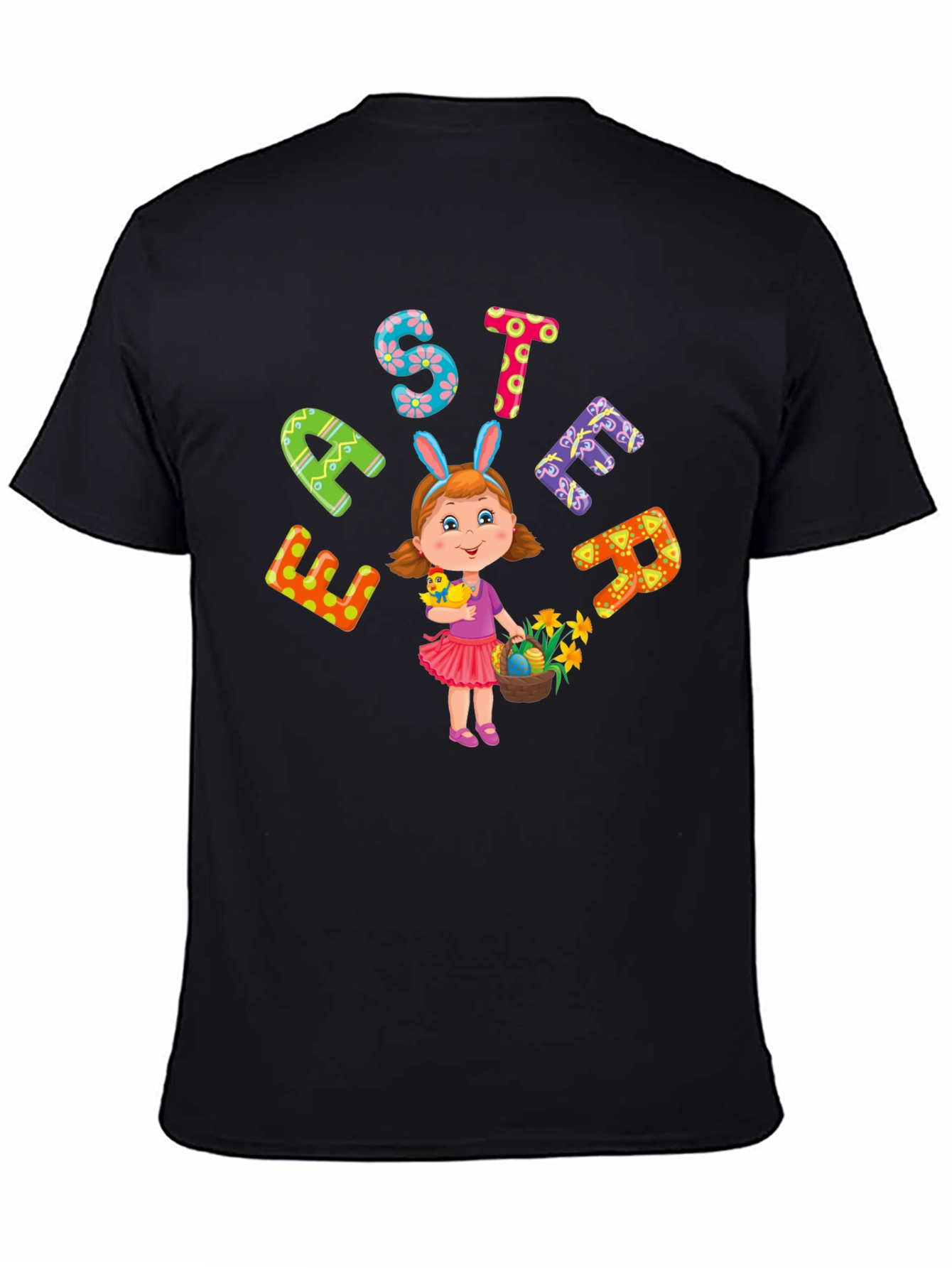 Festive Easter Girl T-Shirt - Fun Holiday Apparel