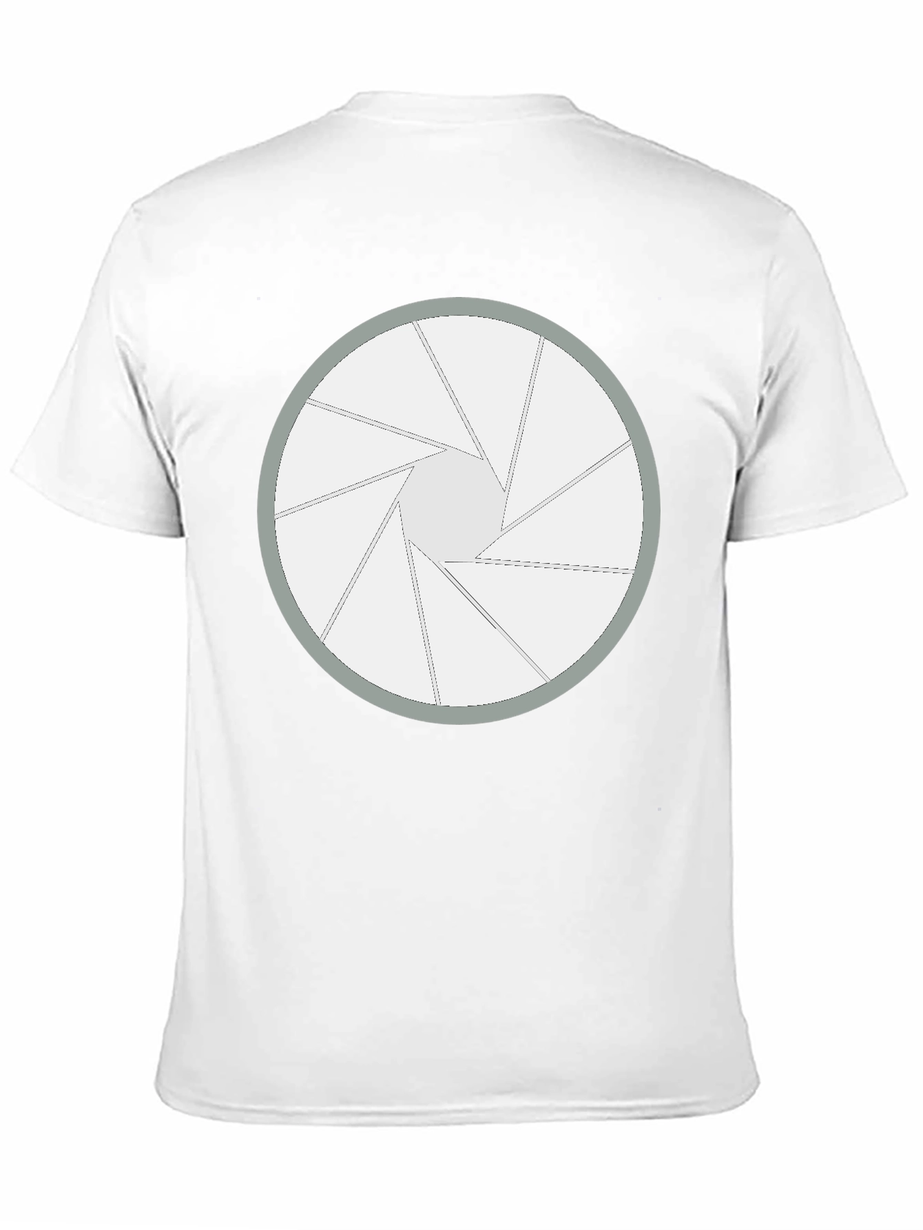 Aperture Blade Graphic Tee - Camera Shutter Design