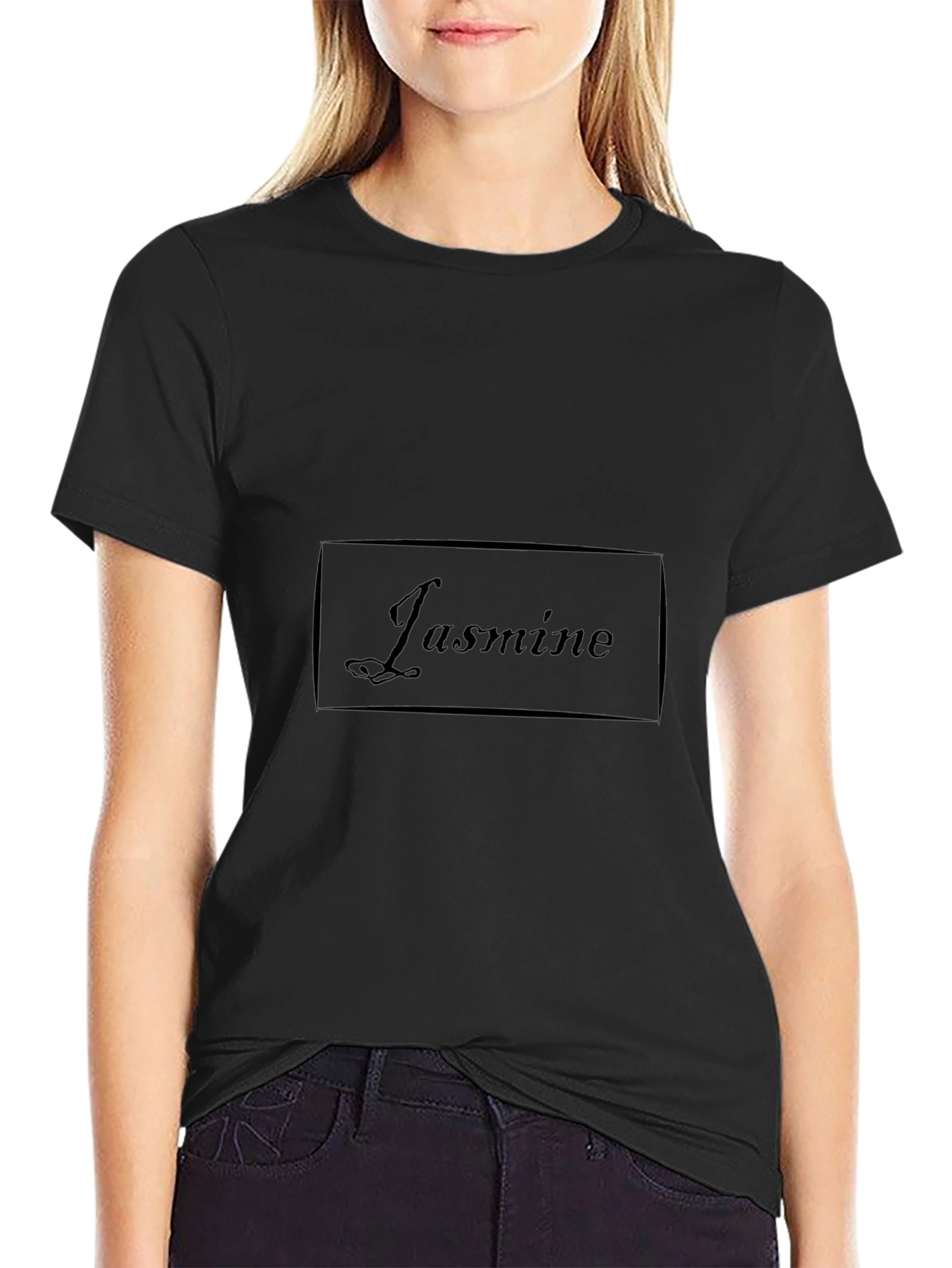 Jasmine Black T-Shirt - Stylish & Comfortable