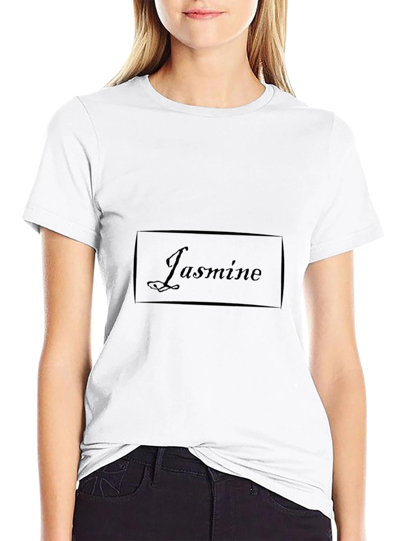 Jasmine Black T-Shirt - Stylish & Comfortable