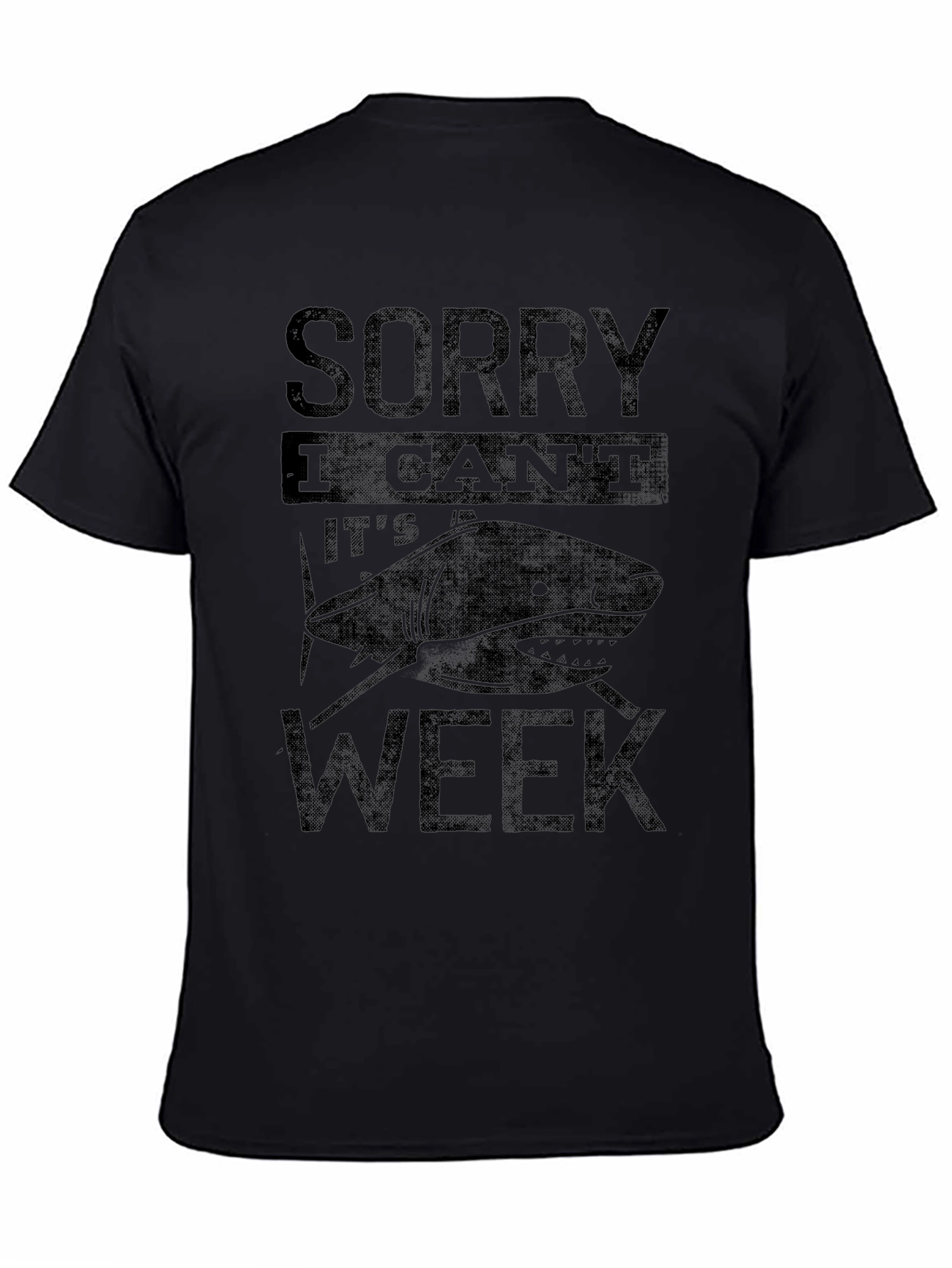Shark Week Graphic T-Shirt - Sorry I Cant