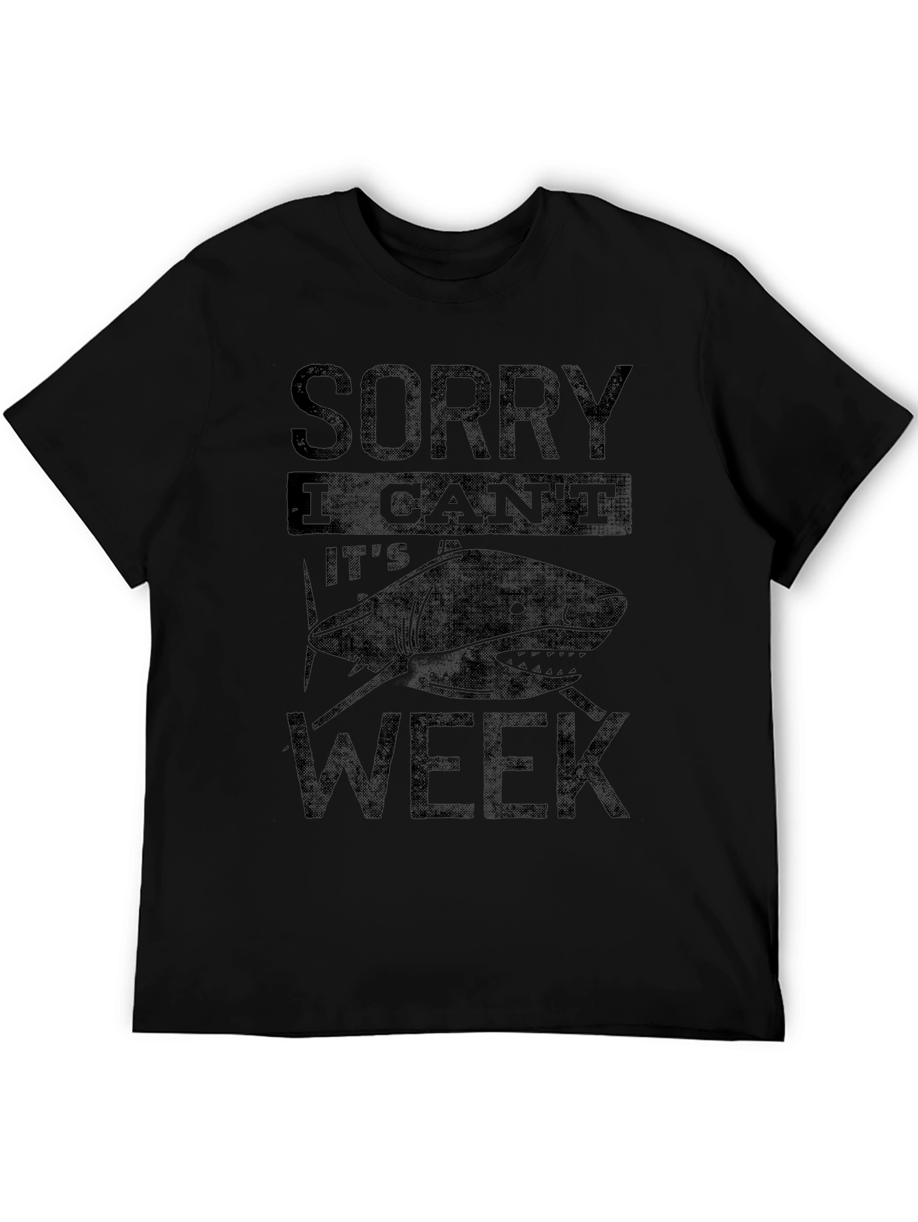 Shark Week Graphic T-Shirt - Sorry I Cant