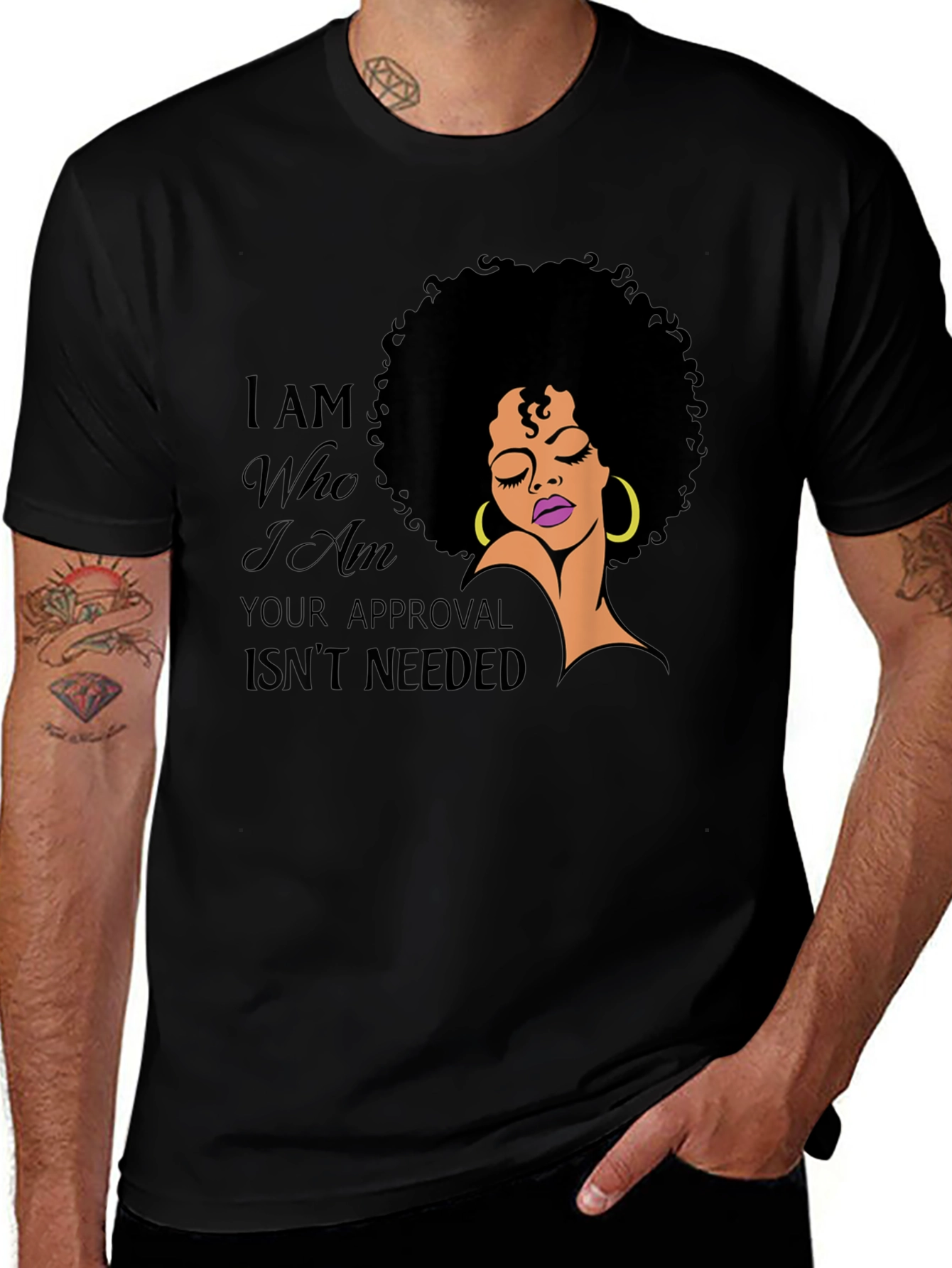 Empowered Afro Woman T-Shirt