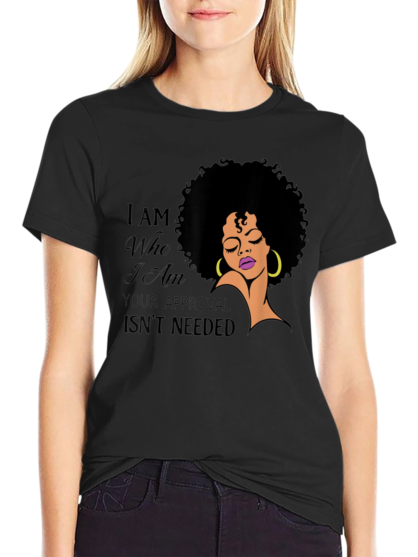 Empowered Afro Woman T-Shirt