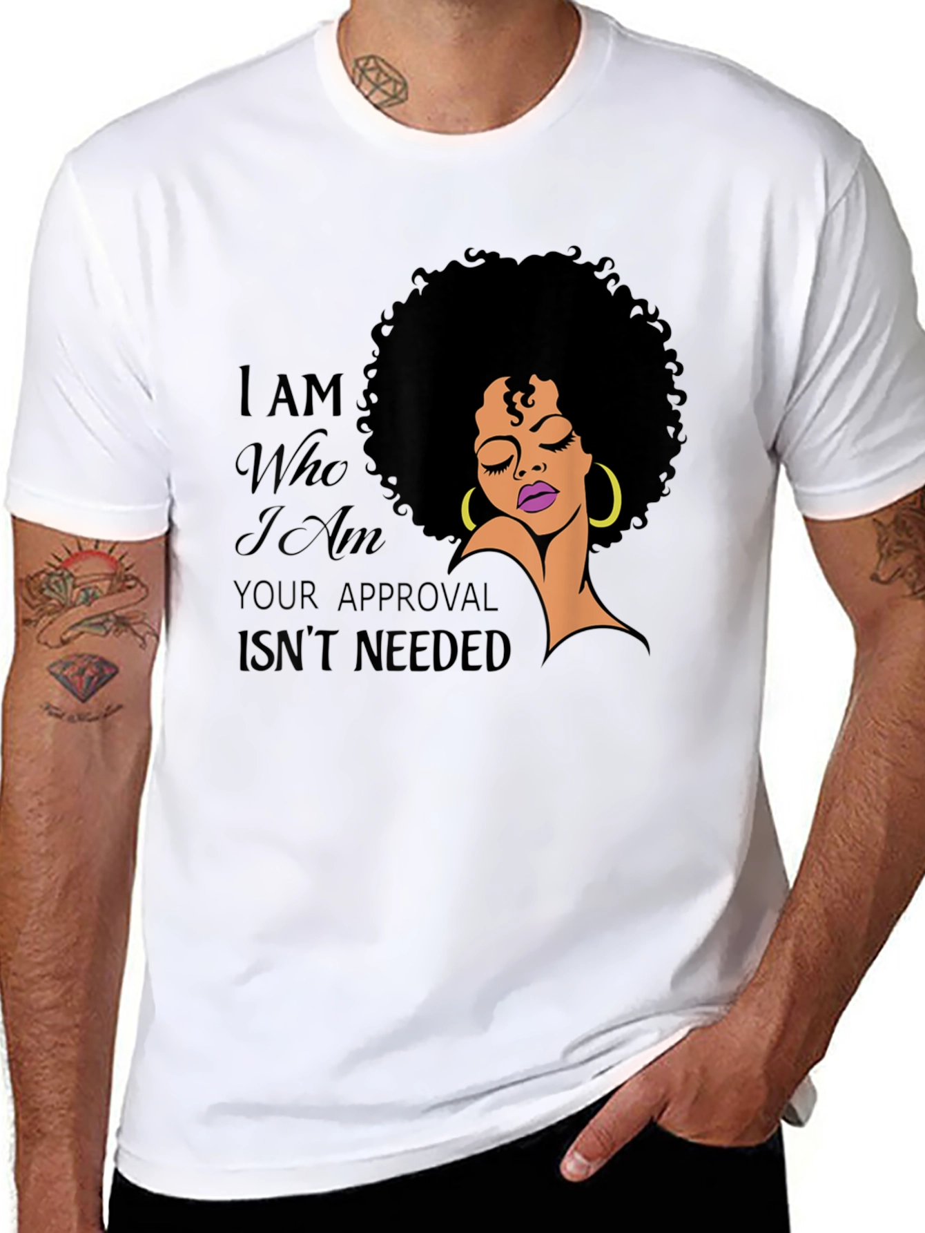 Empowered Afro Woman T-Shirt