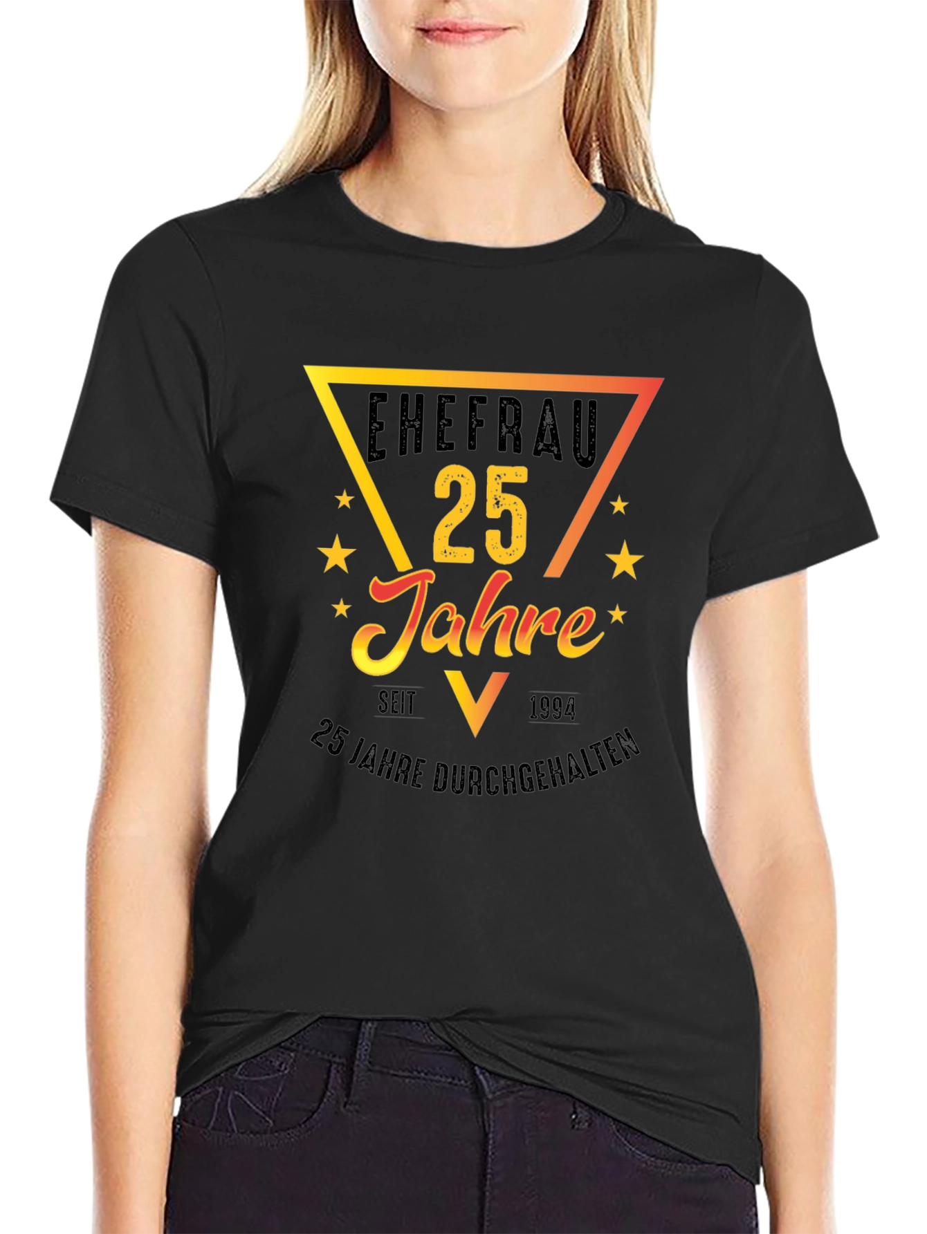 Ehefrau 25 Jahre T-Shirt - Anniversary Gift