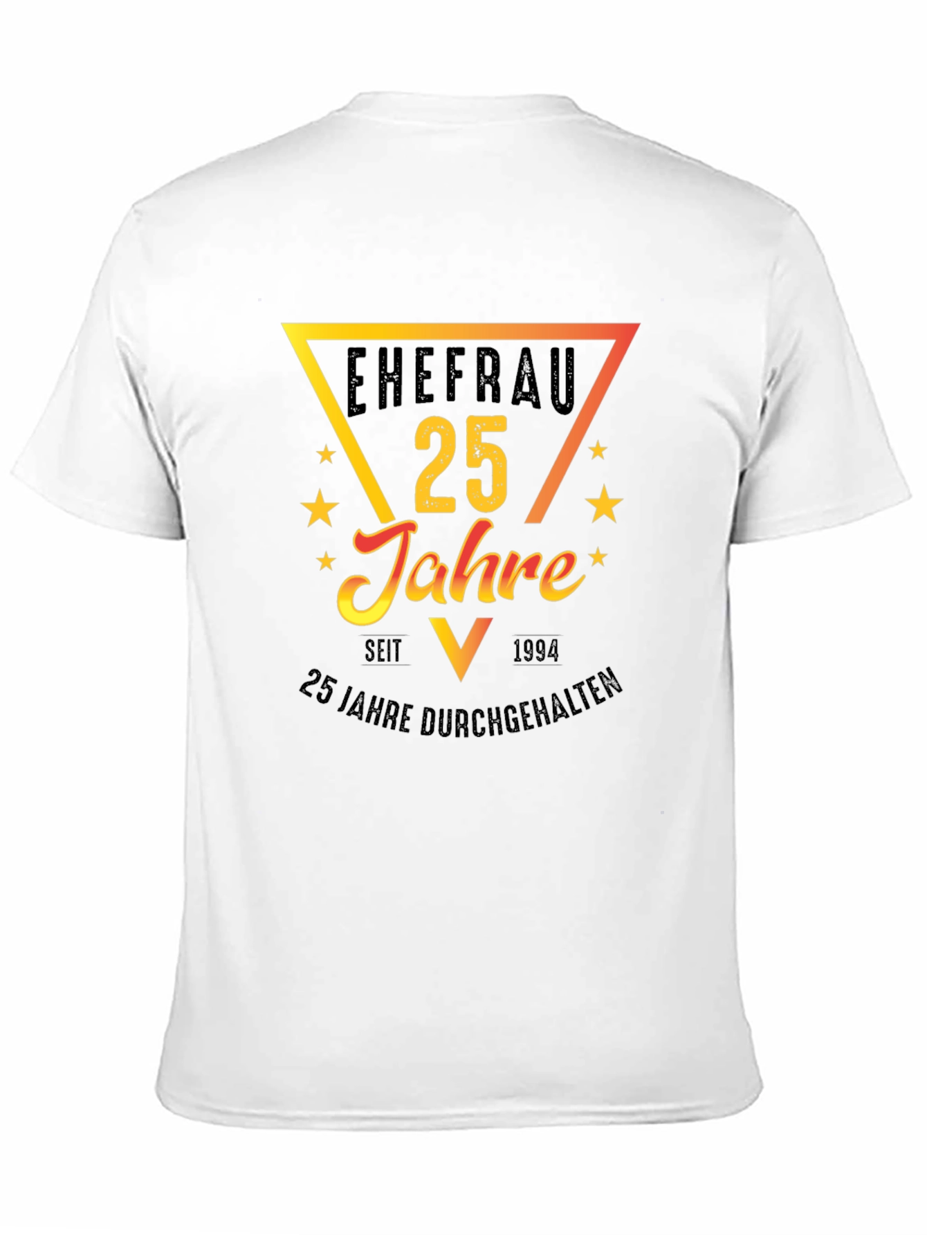 Ehefrau 25 Jahre T-Shirt - Anniversary Gift