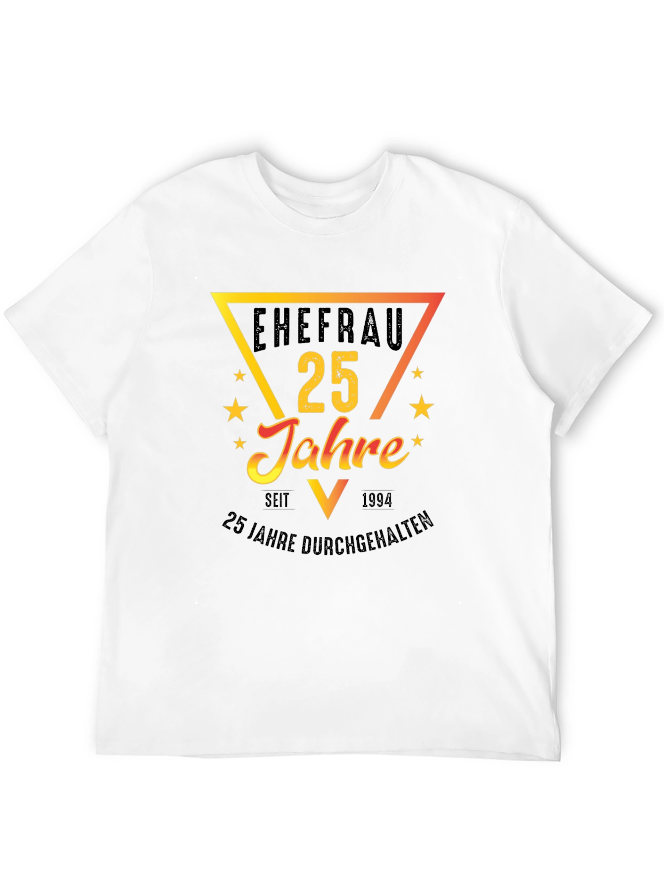 Ehefrau 25 Jahre T-Shirt - Anniversary Gift