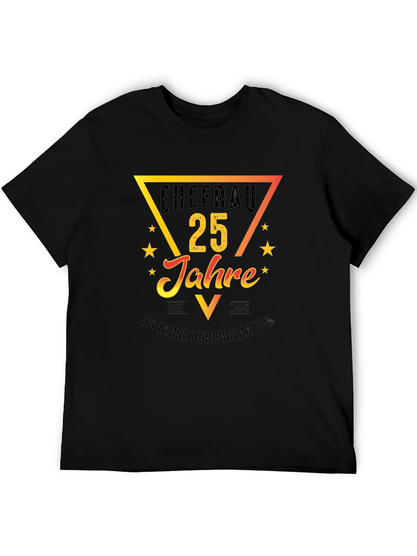 Ehefrau 25 Jahre T-Shirt - Anniversary Gift