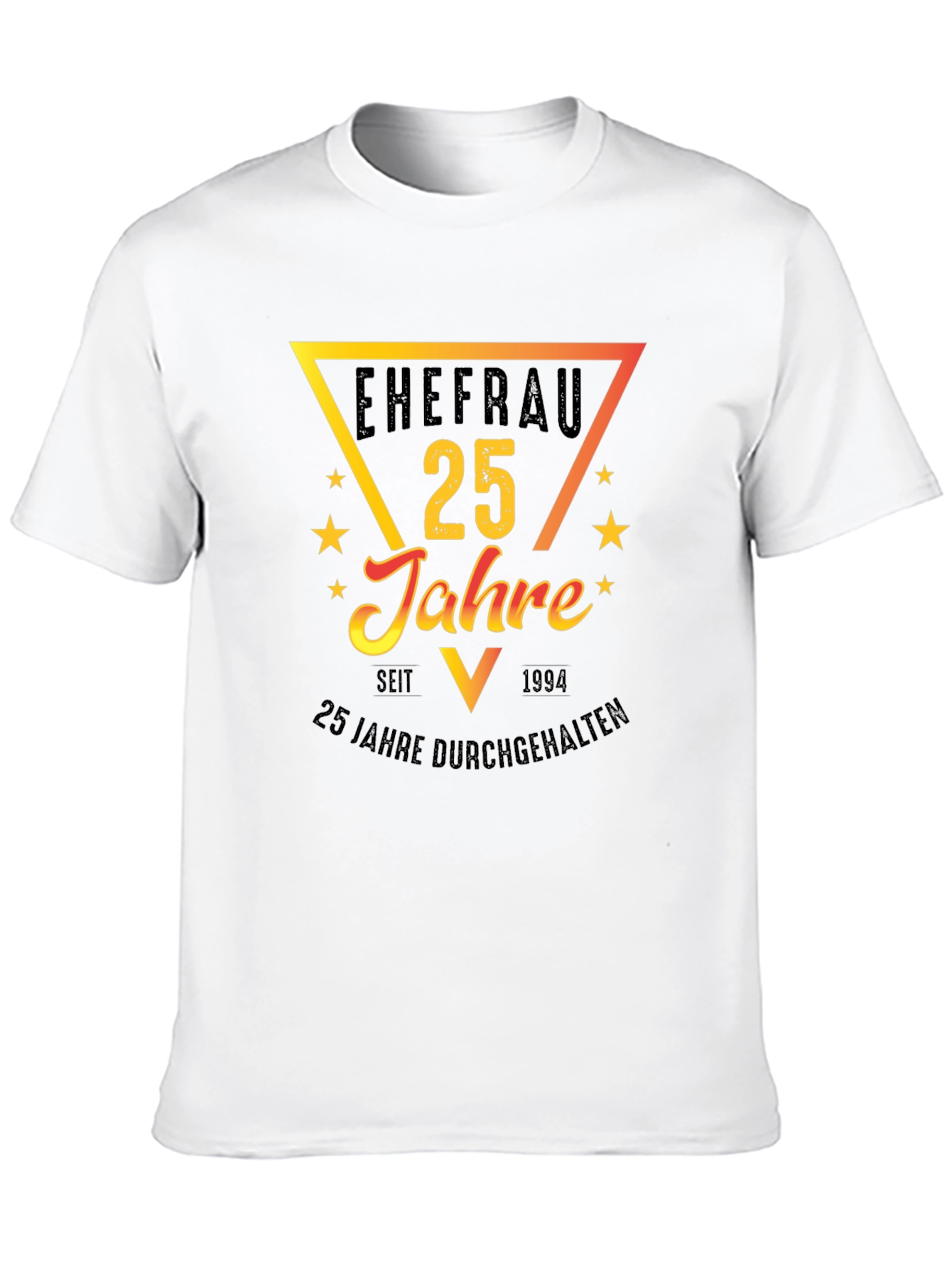 Ehefrau 25 Jahre T-Shirt - Anniversary Gift