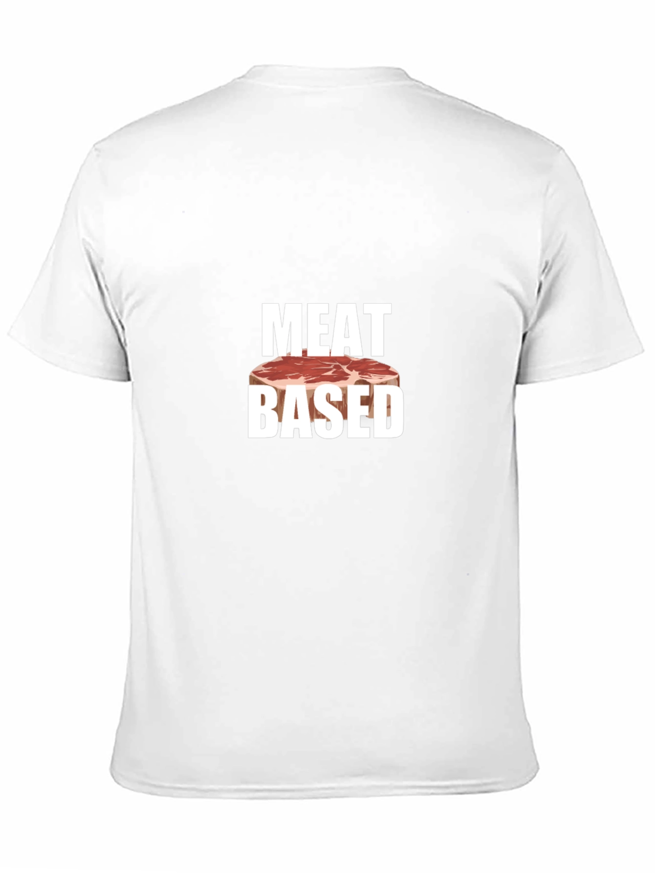 Meat Based Graphic T-Shirt - Black Cotton Tee