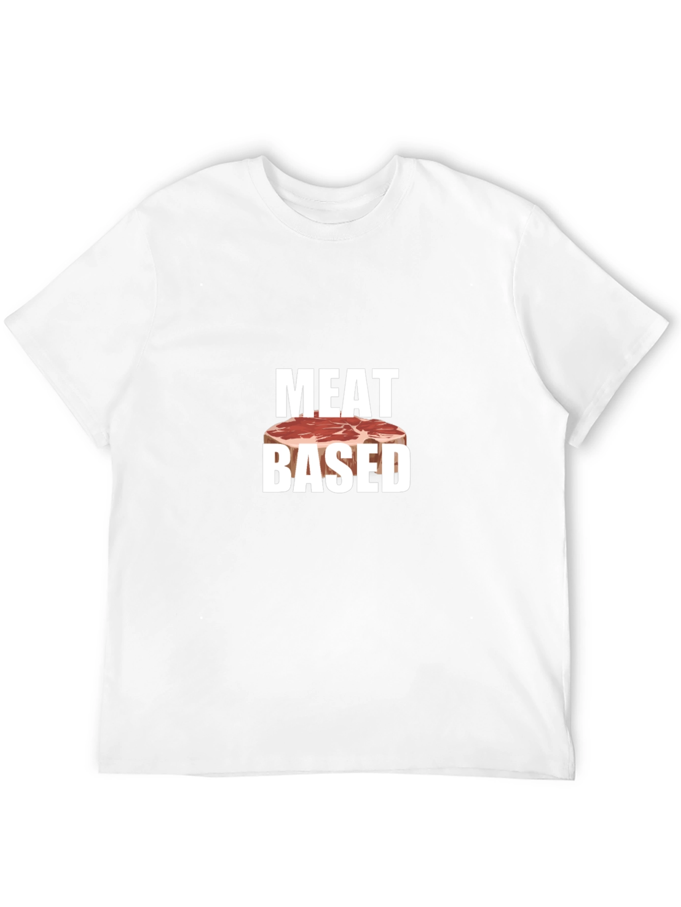 Meat Based Graphic T-Shirt - Black Cotton Tee