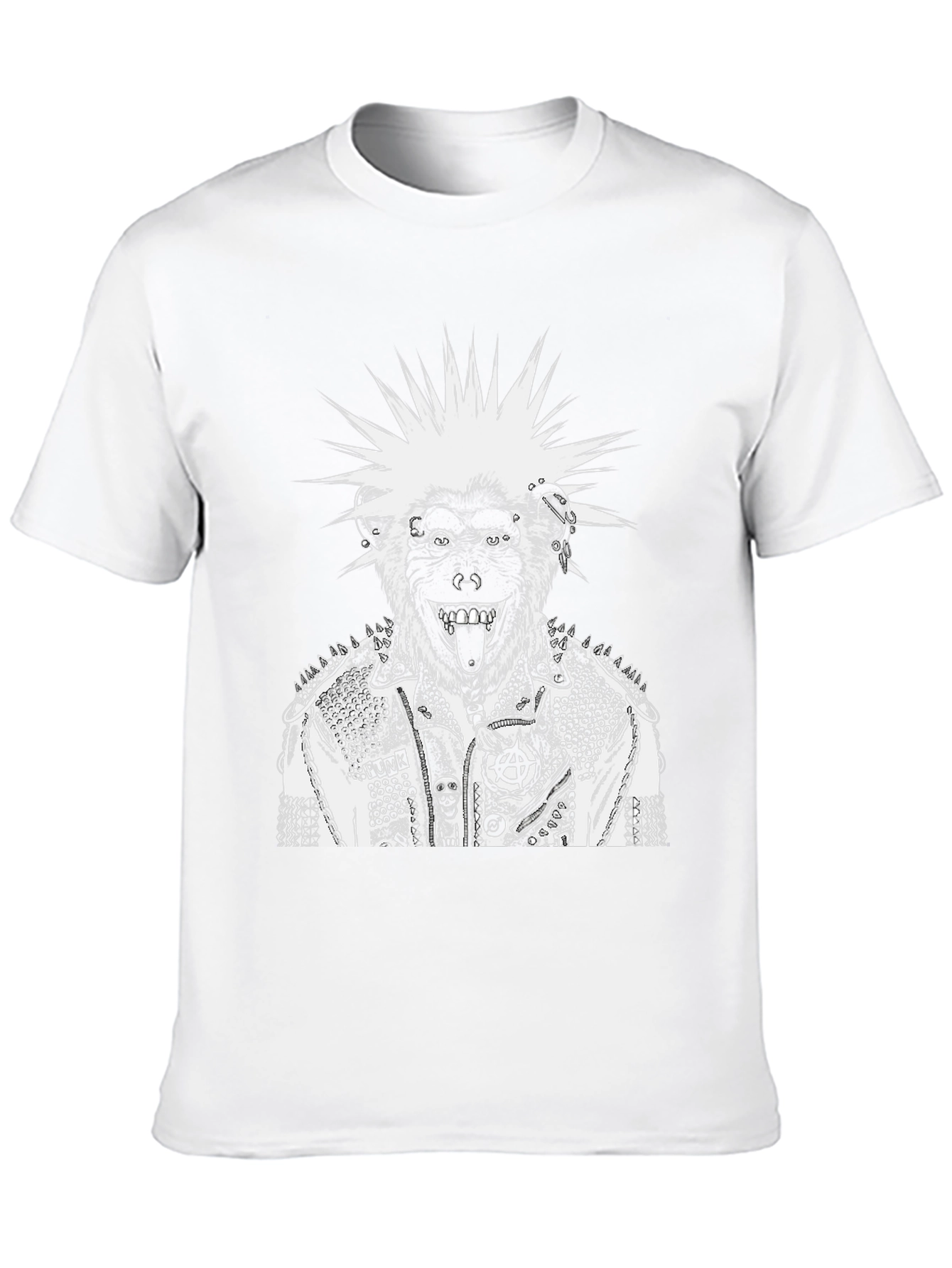 Punk Monkey Graphic T-Shirt